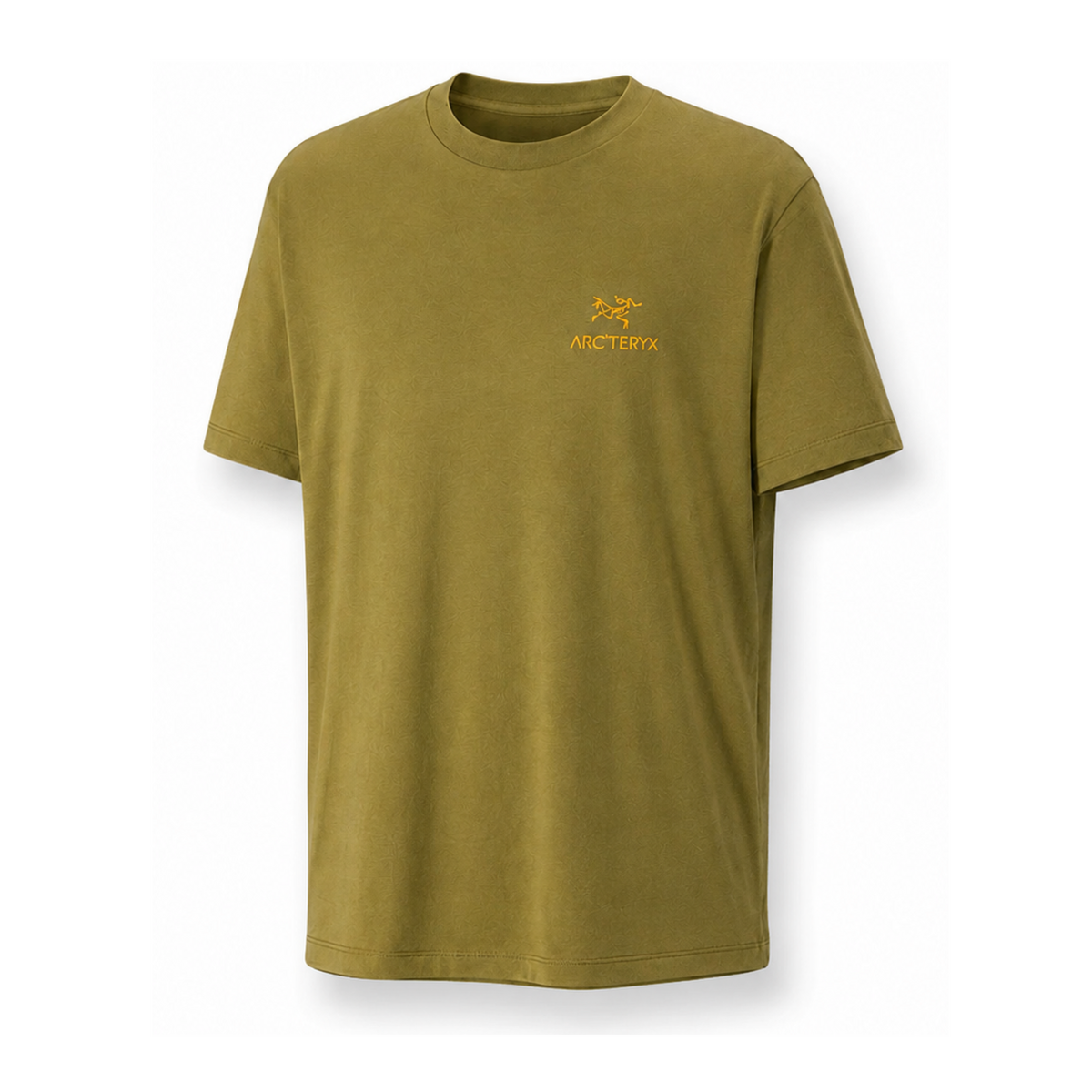 T-shirt Kragg SL Cotton Bird Word Uomo Bracken/Larch