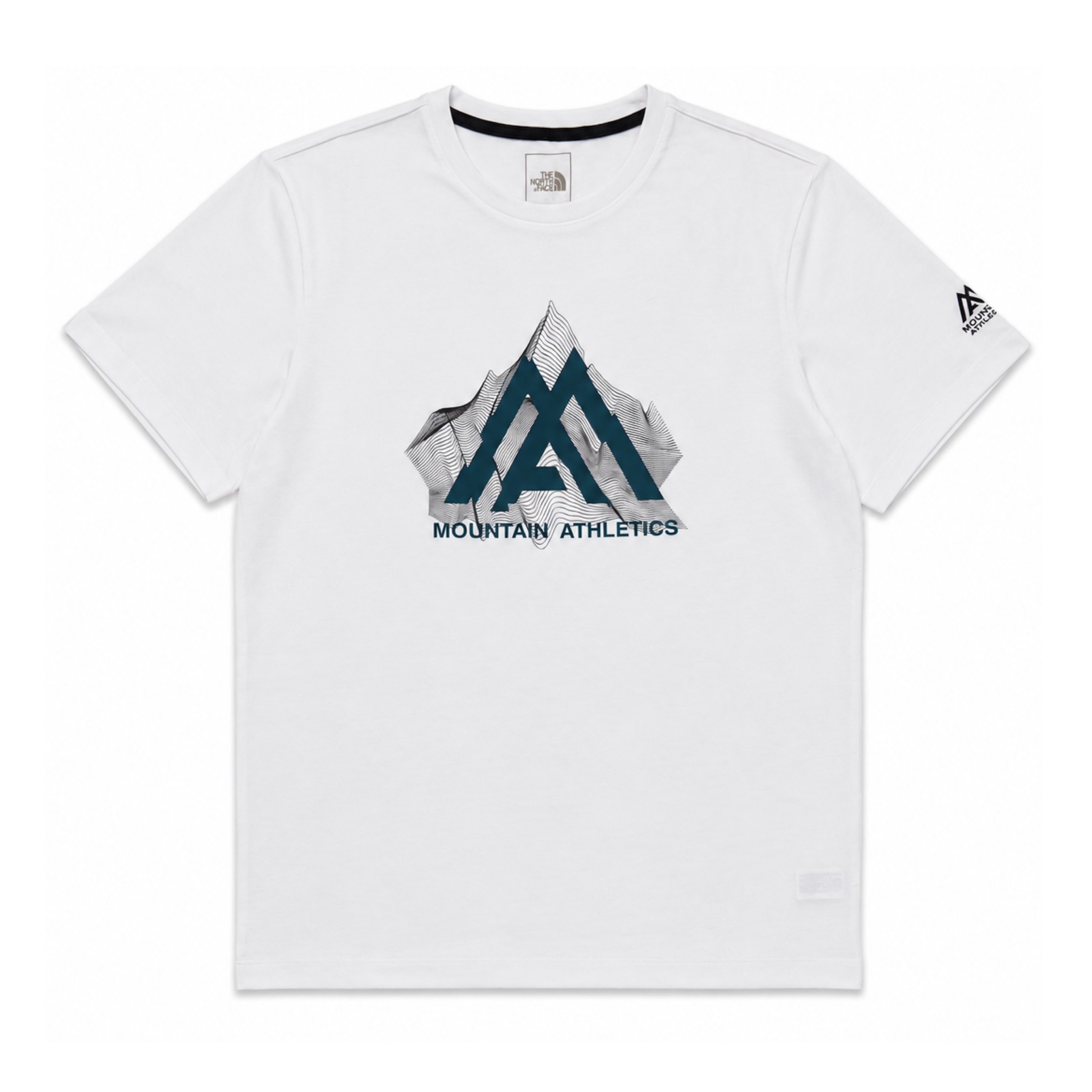 Men's Topographic Regular T-shirt White