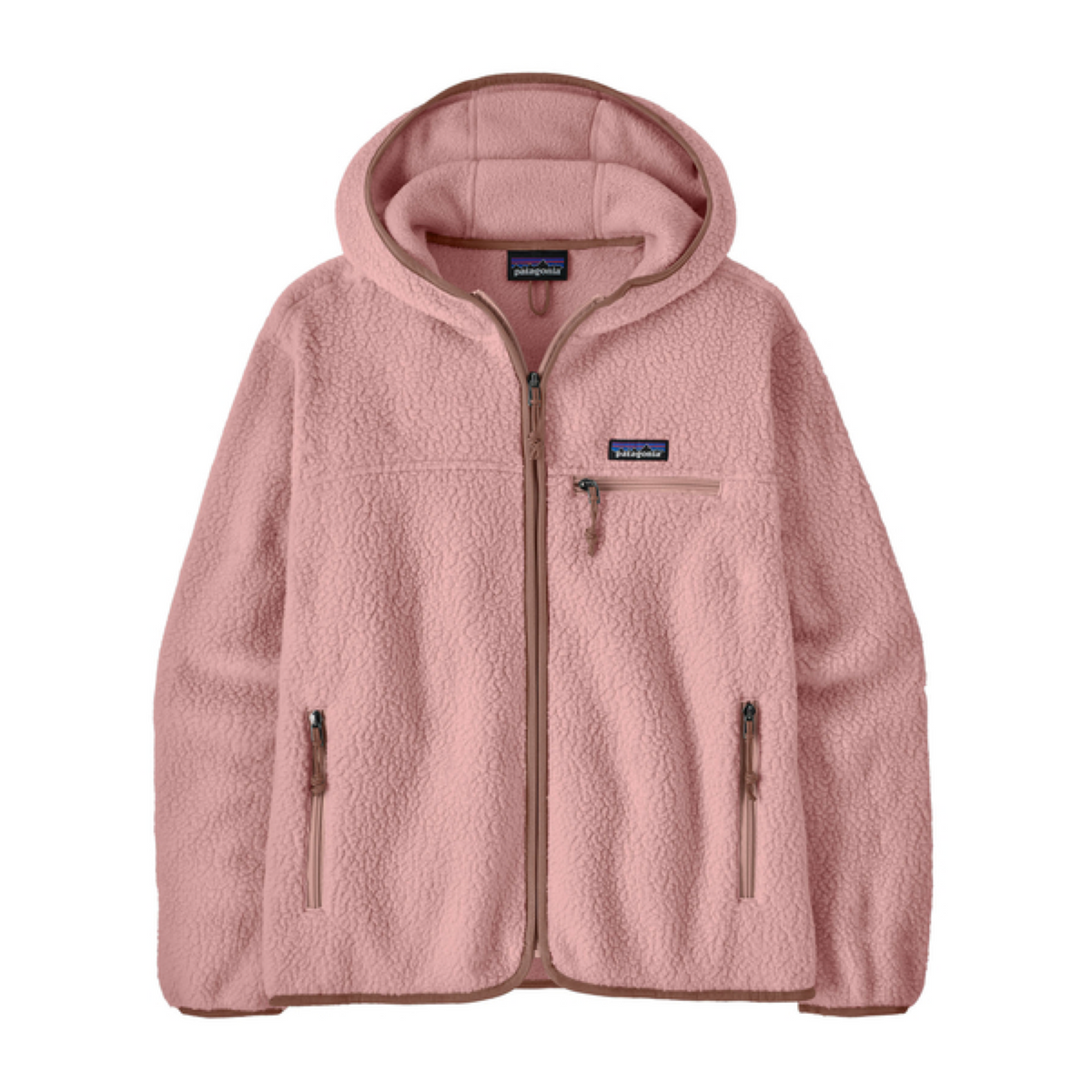 Women's Reto Pile Hoody Jumper Fuzzy Mauve