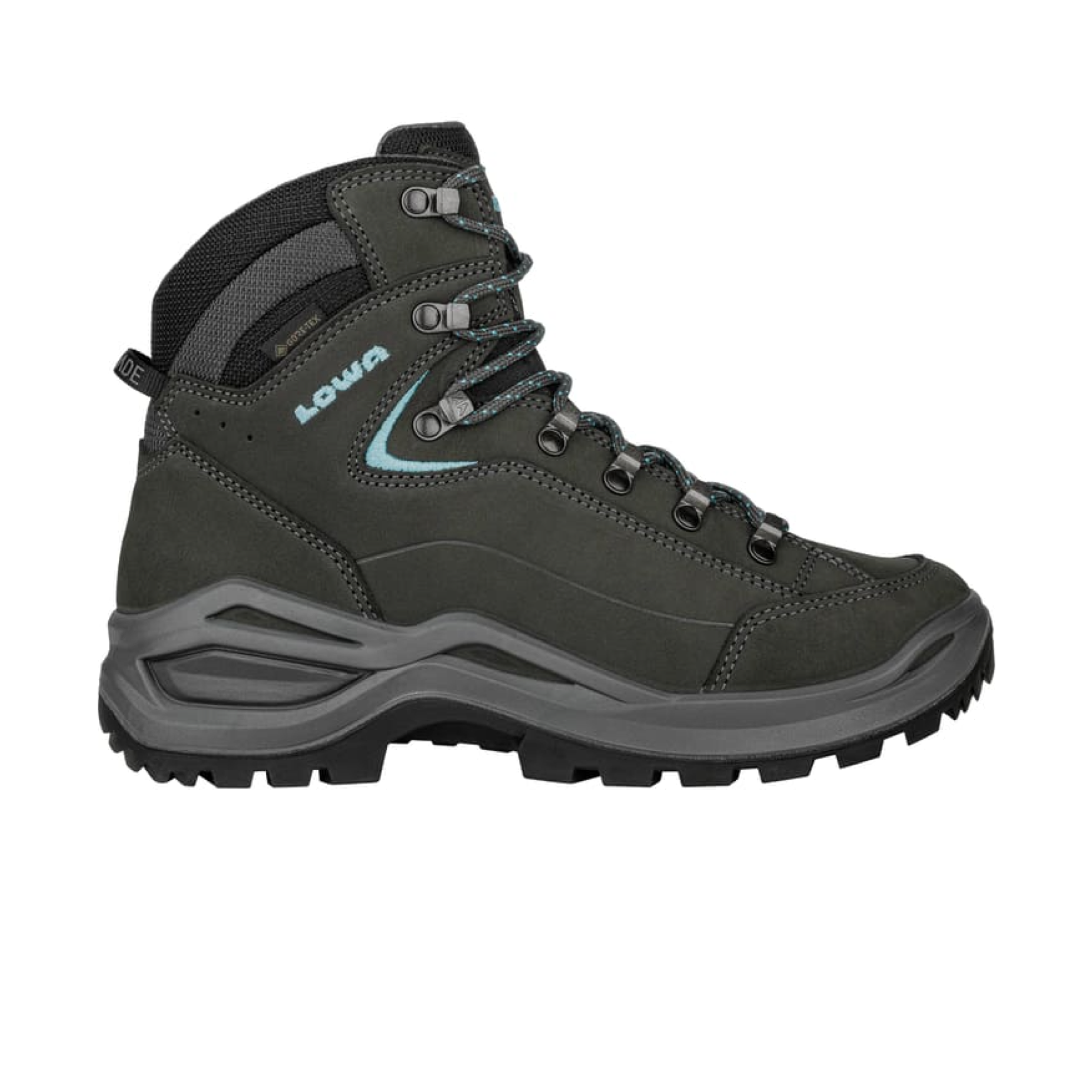 Frau Renegade Evo GTX Zustiegschuhe Asphalt/Turquise