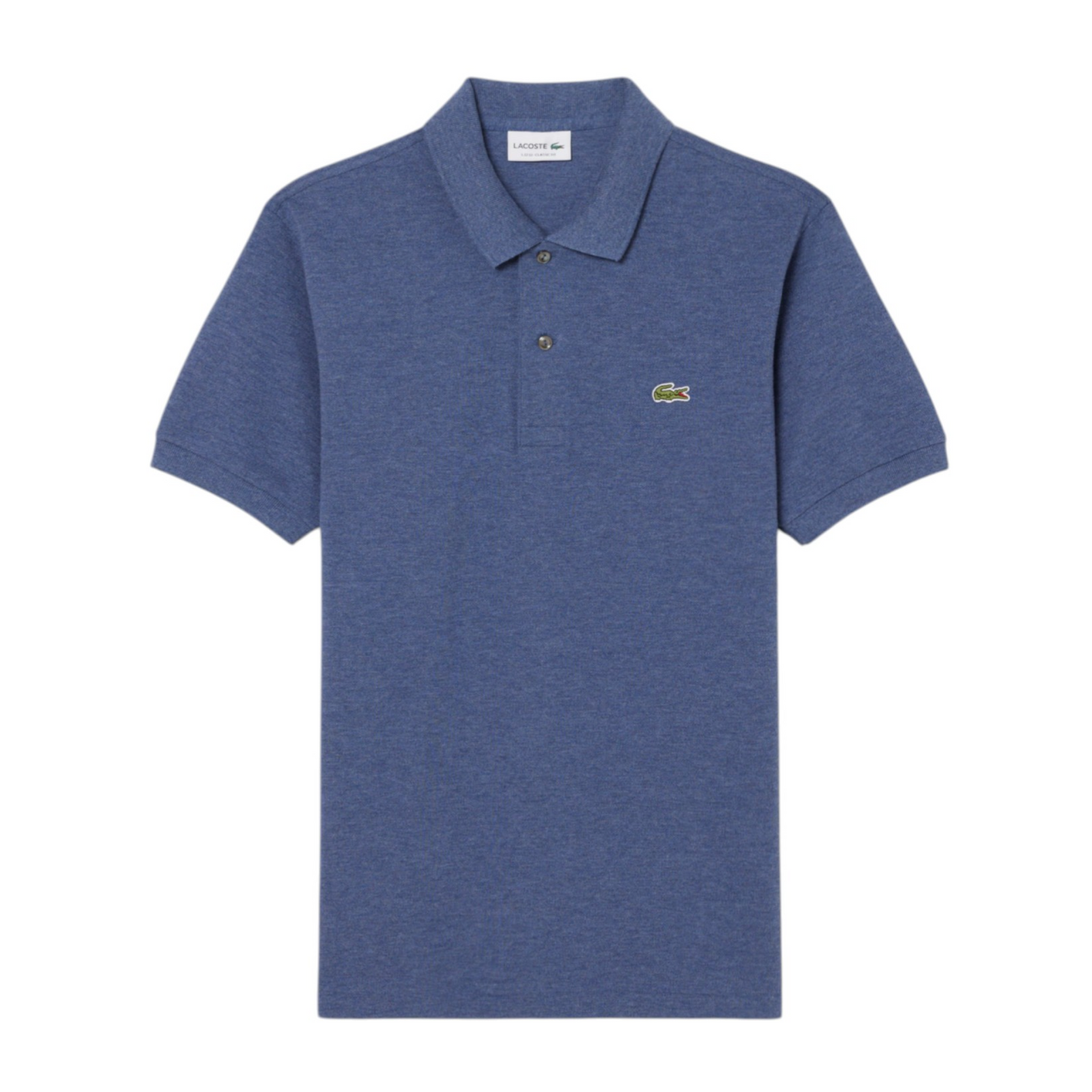 Polo Classic Fit Mèlange Hombre Blue Chine