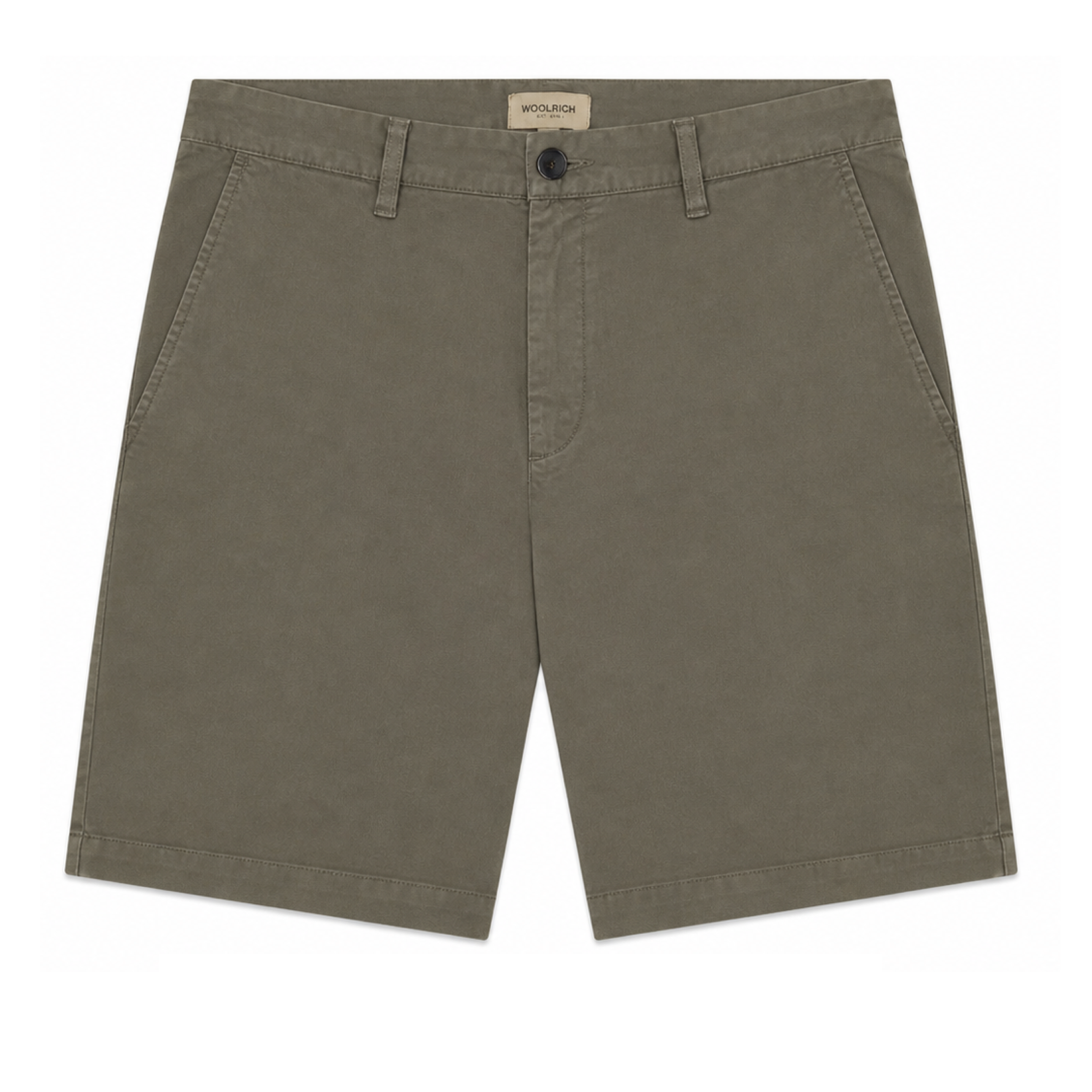 Pantaloncini Cotton Twill Uomo Smokey Olive