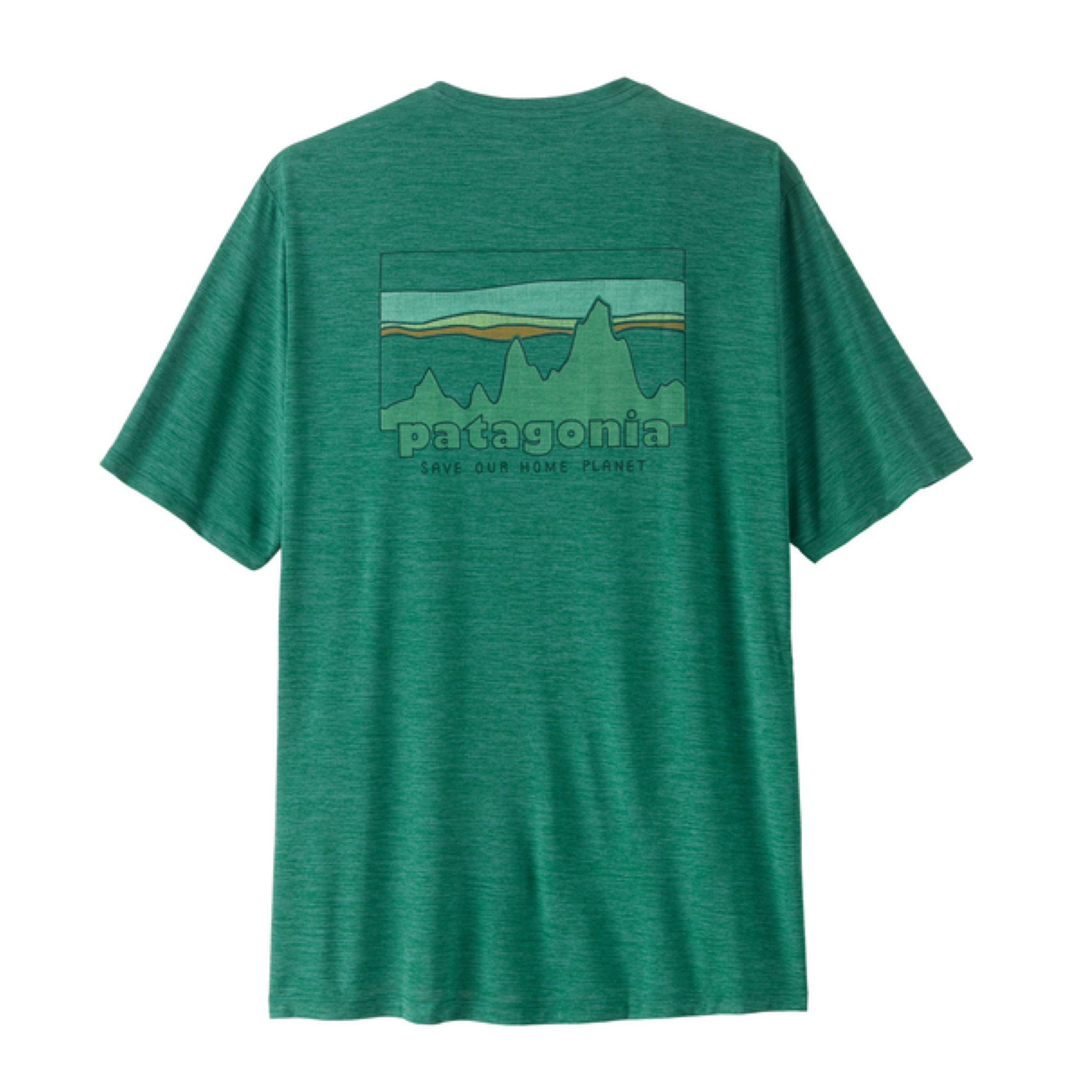 Men's Cap Cool Daily 73' Skyline T-shirt Gem Green