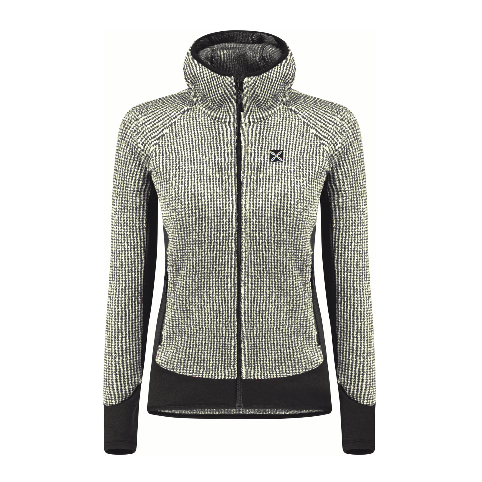 Pull Remix Fleece Femme Black/White