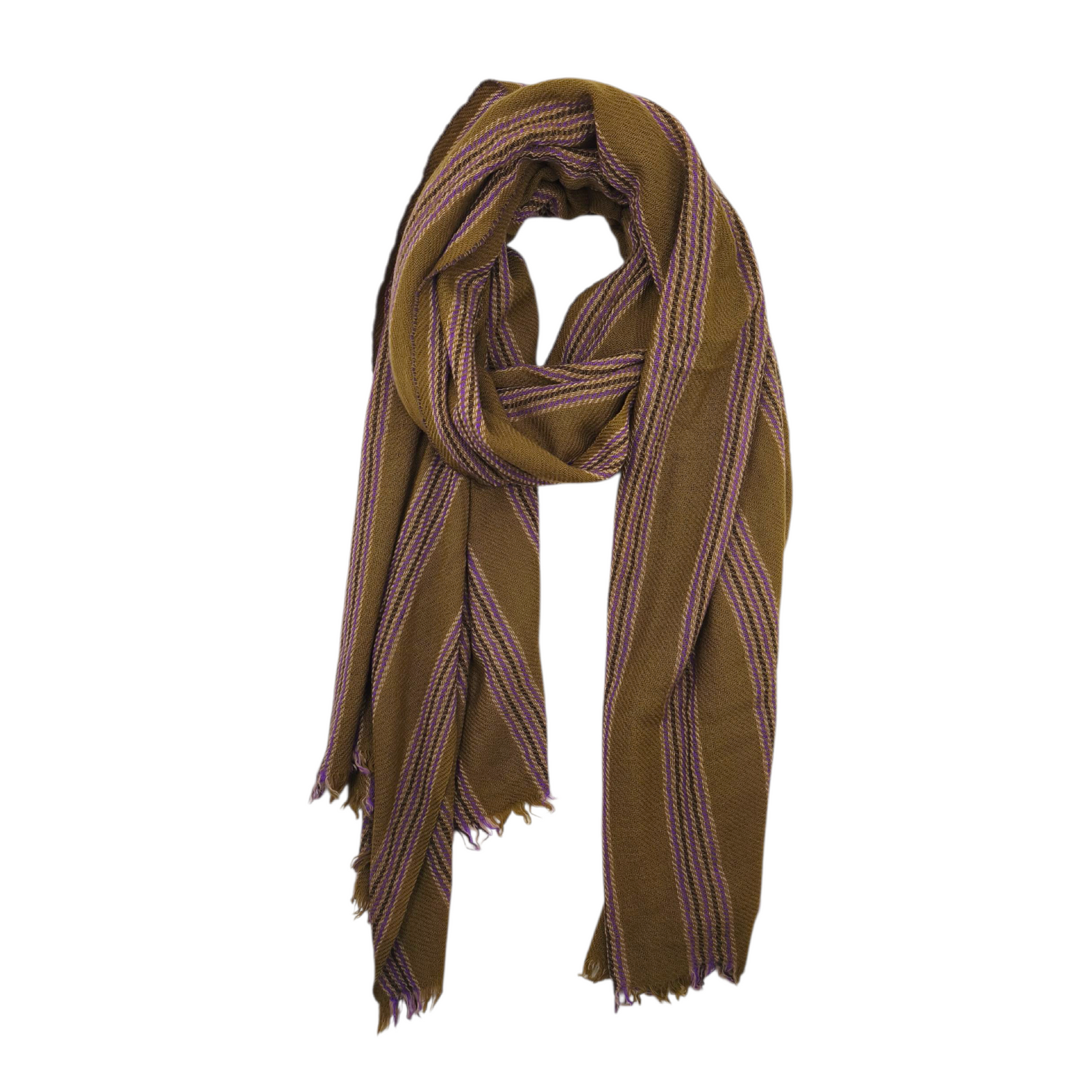 Frau Paul Schal Khaki