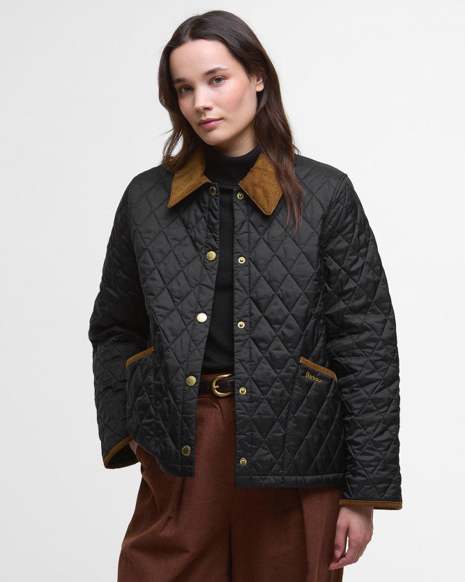 Giacca Cropped Icons Donna Olive