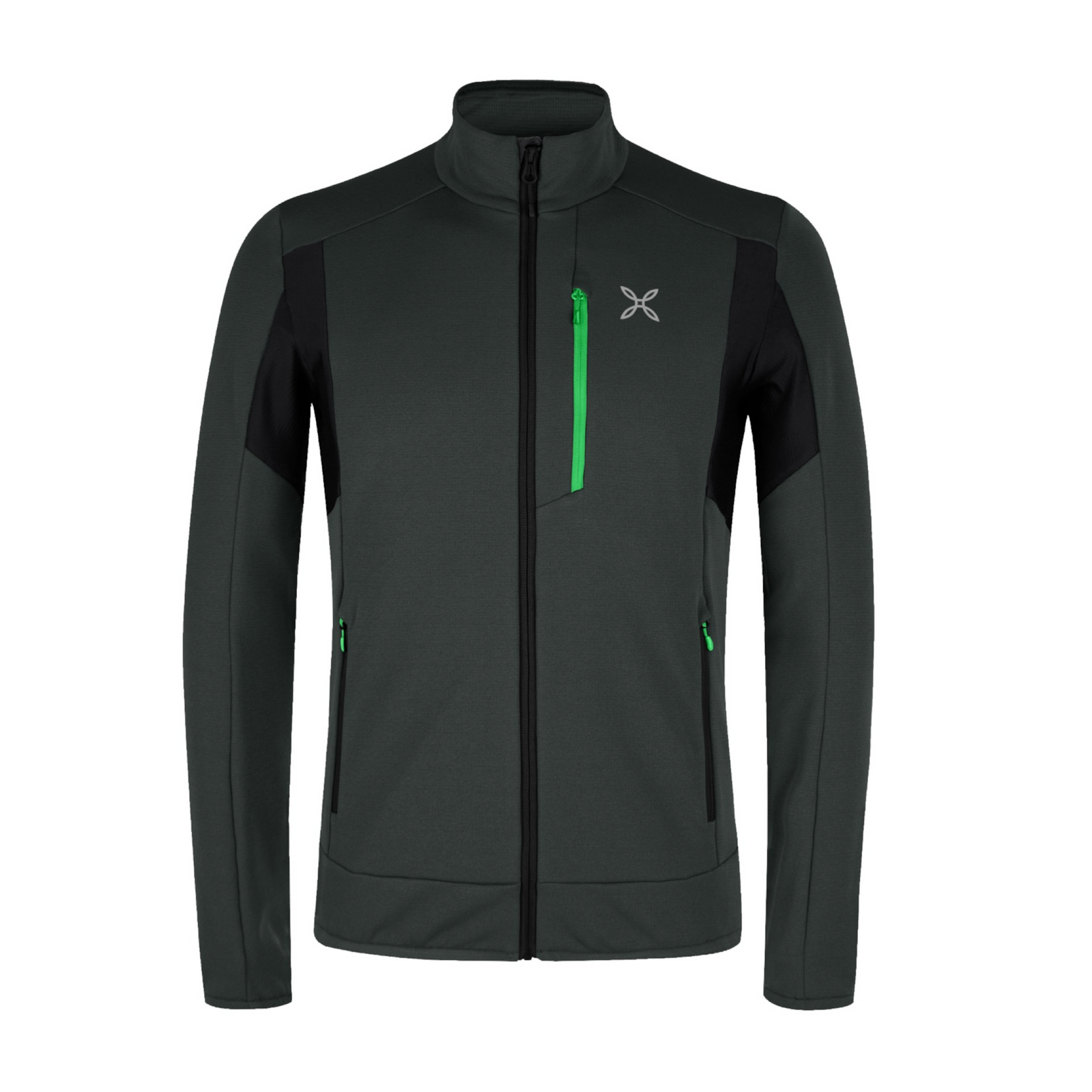 Maglia Stretch 2 Uomo Antracite/Vibe Green