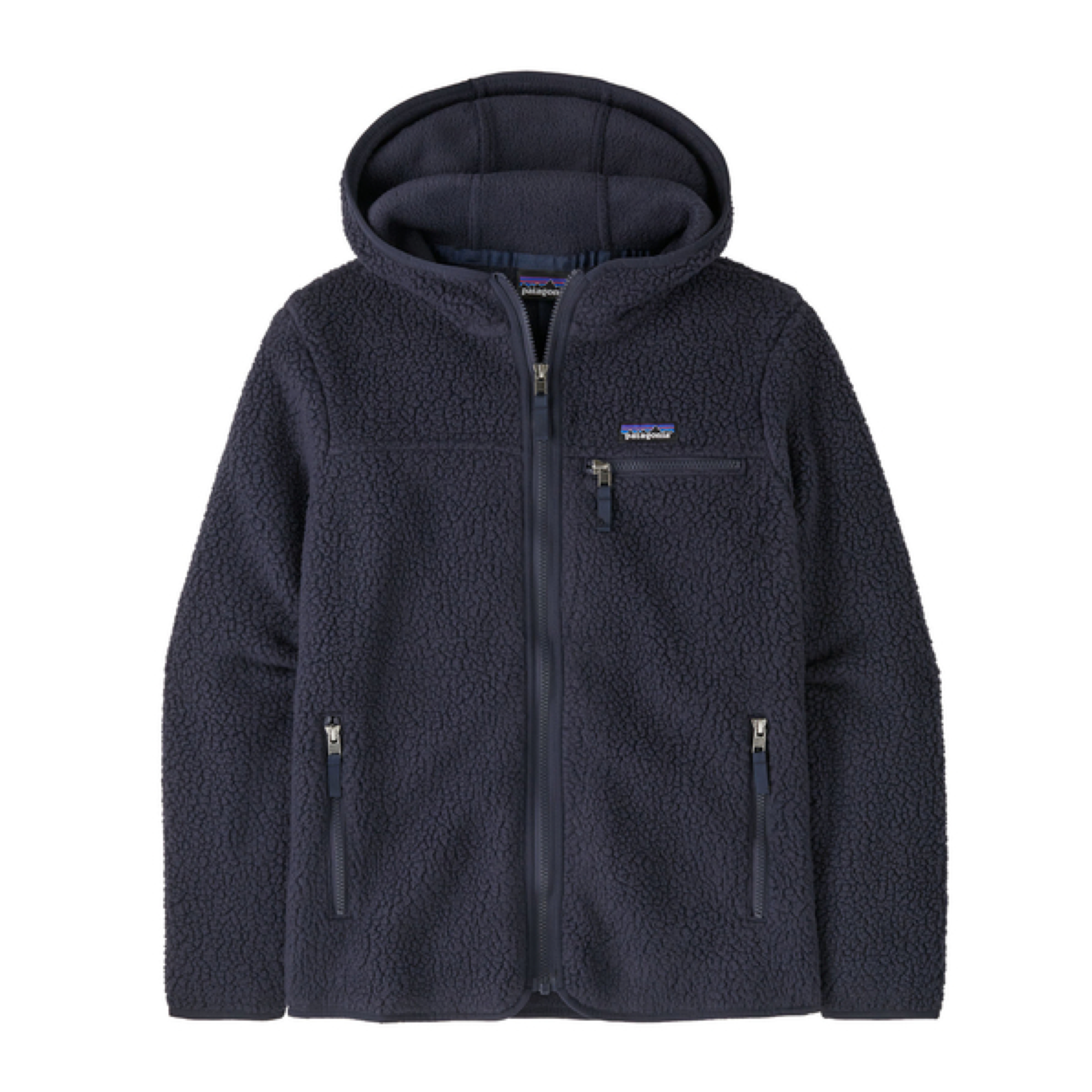 Maglia Retro Pile Hoody Donna Sunken Blue