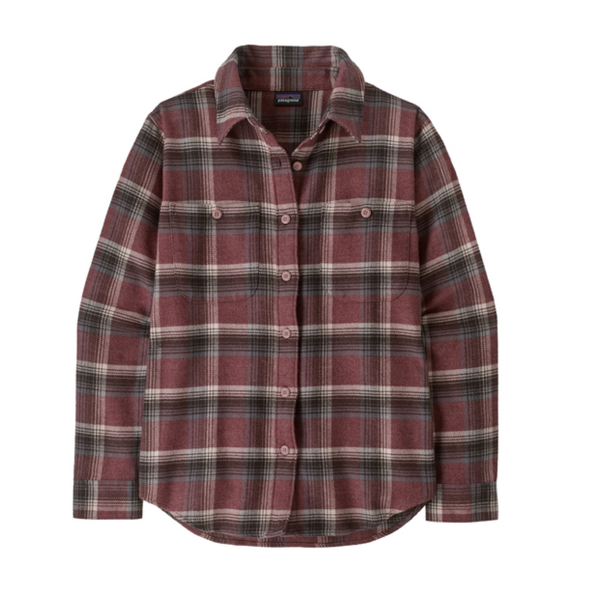 Camisa de flanela Fjord feminina Cozy Cabin/Berry Fig