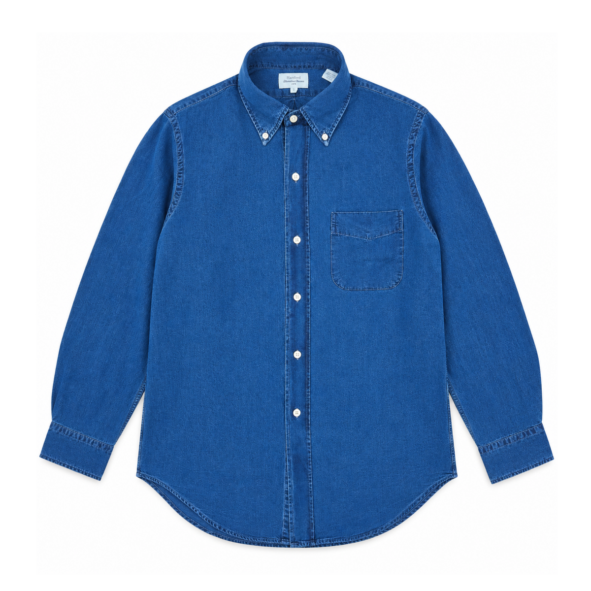 Camicia Ocbd Uomo Indigo