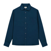 Men's Paul Linen Shirt Deep Blue