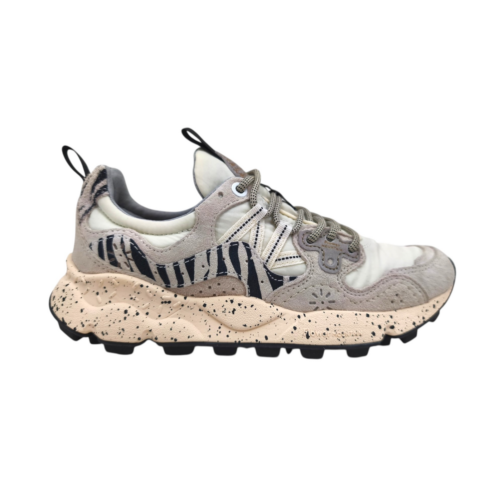 Scarpe Yamano 3 Animalier Off White/Black
