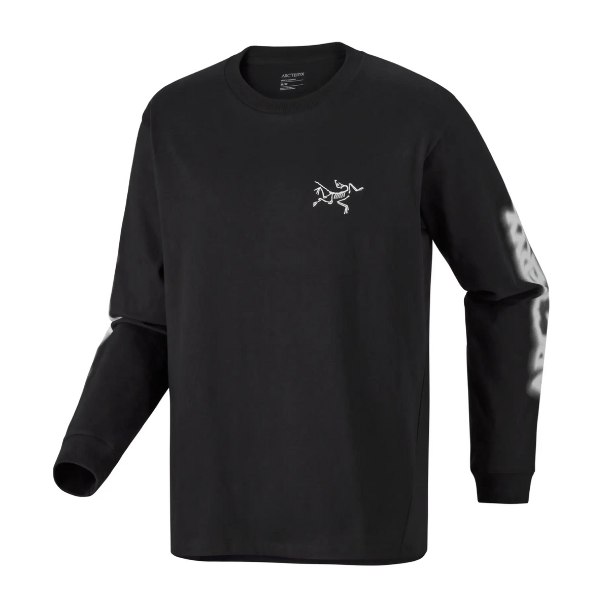Herr Kragg Cotton Dream State långärmad T‑shirt svart/vit