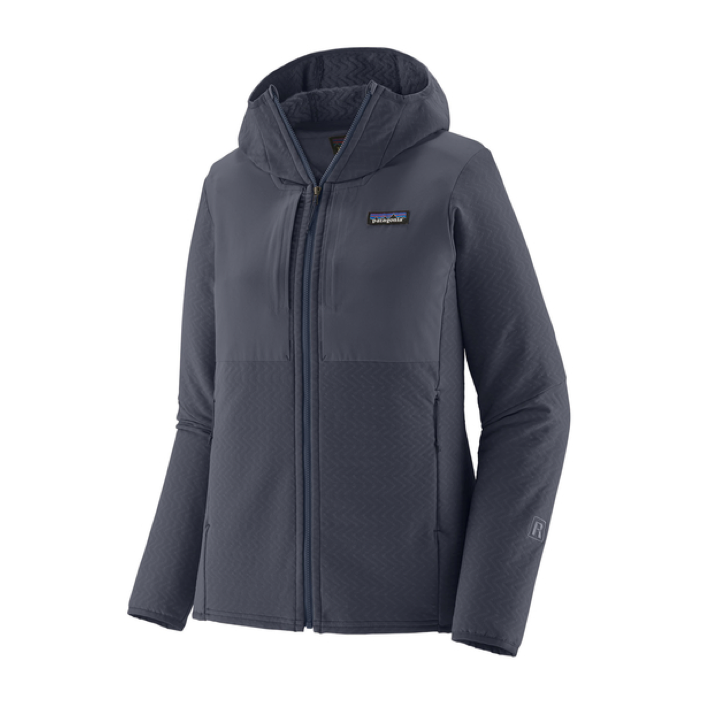 Giacca R2 CrossStrata Hoody Donna Smolder Blue