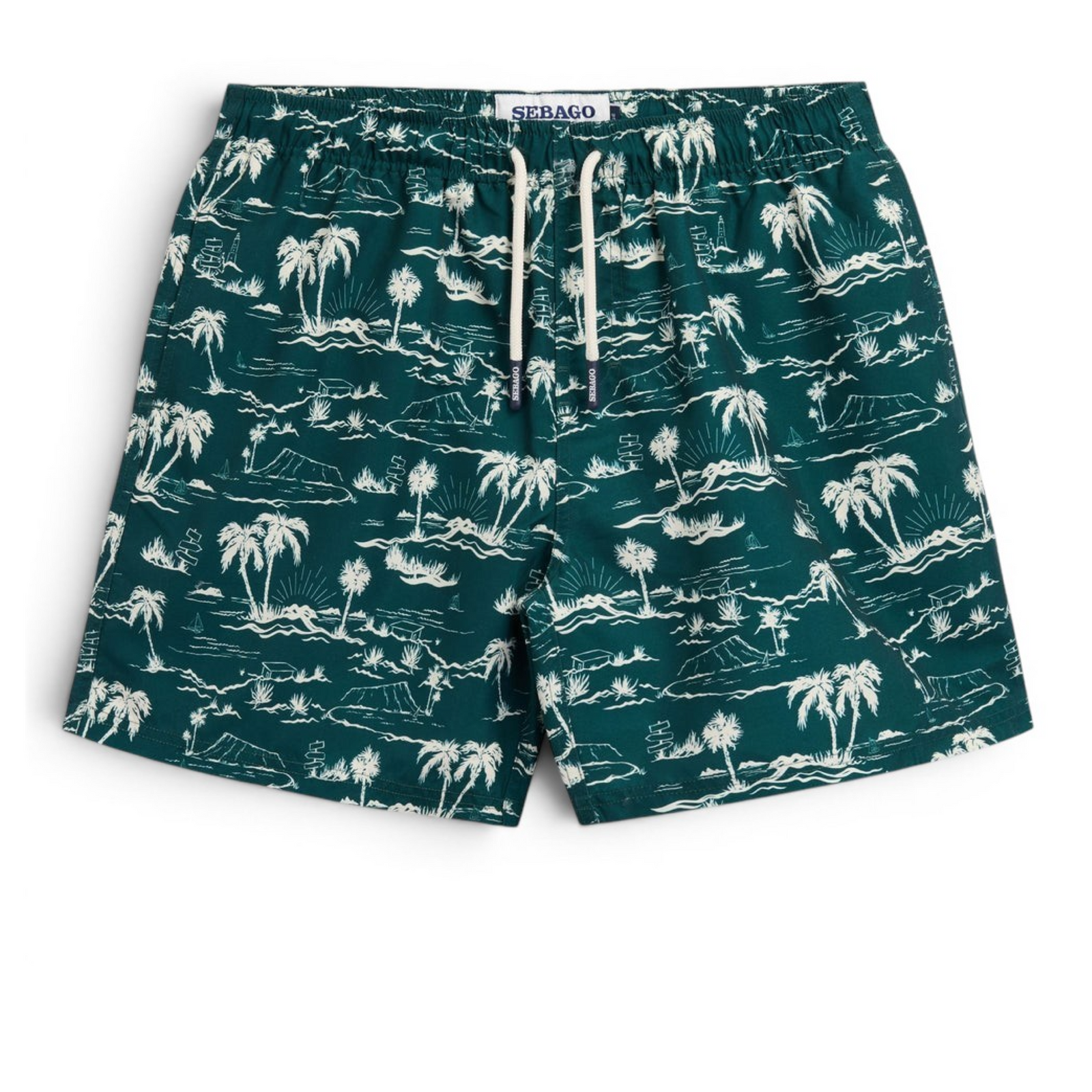 Costume Sandbeach Uomo Palm Sunset Green