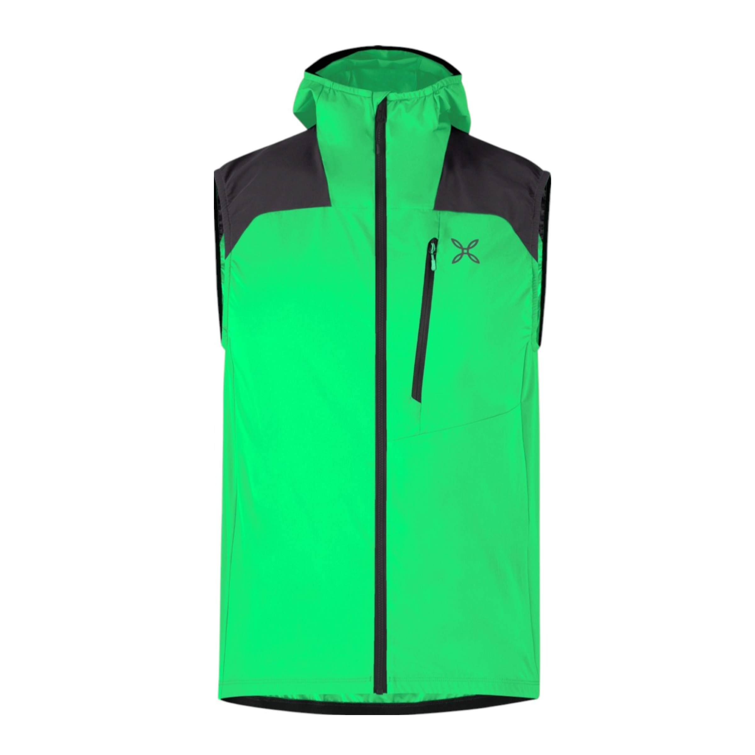 Gilet Rise Hooded Uomo Vibe Green/Antracite