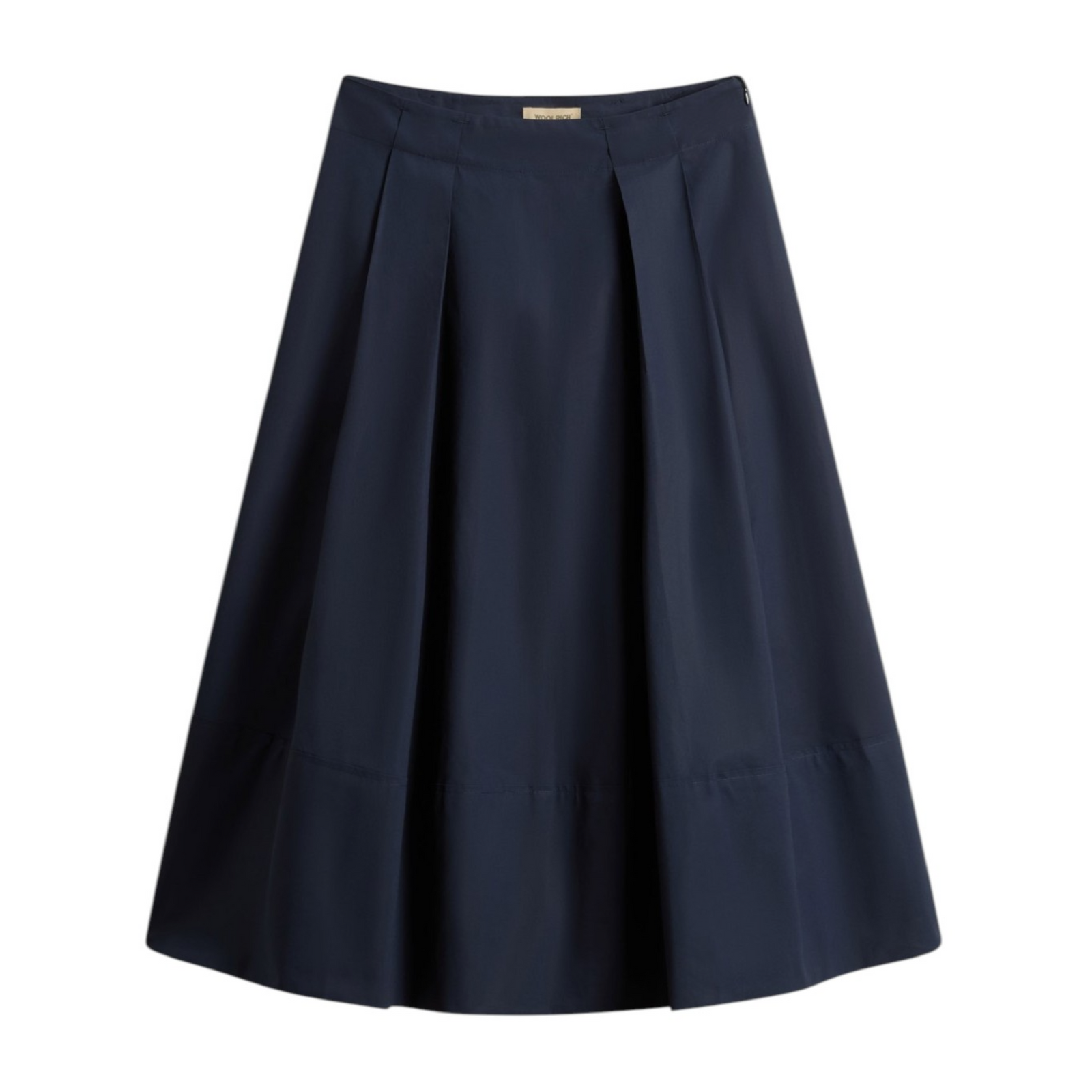 Gonna Cotton Poplin Donna Melton Blu