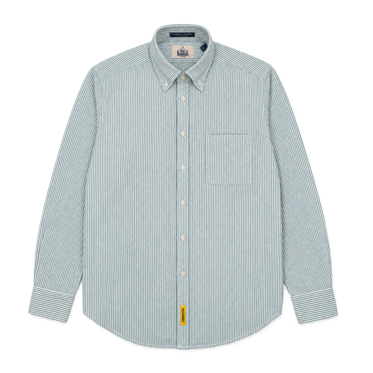 Camicia Bradfort Stripe Uomo Green/White