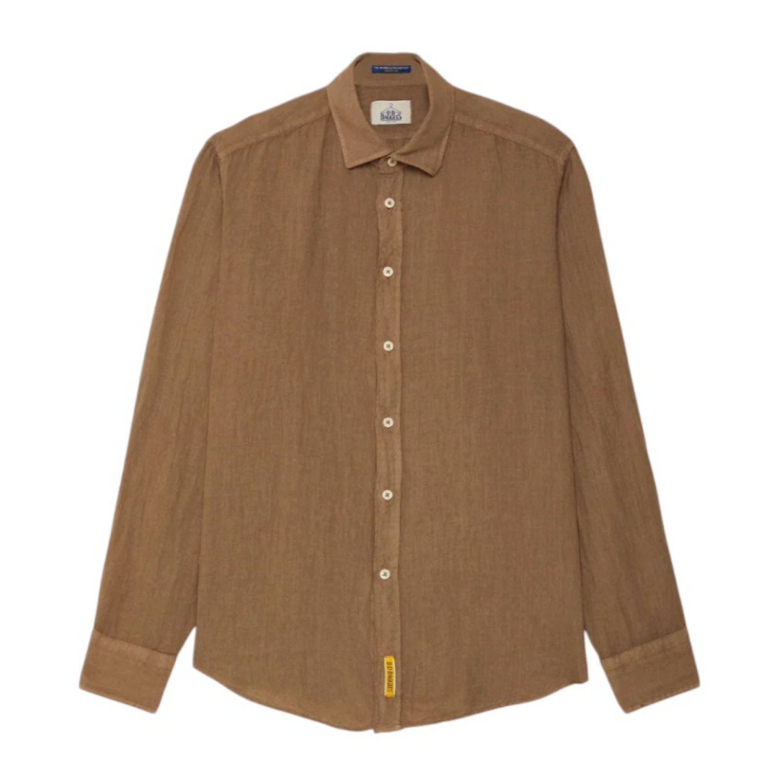 Mann Bradford Linen Hemd Karamell