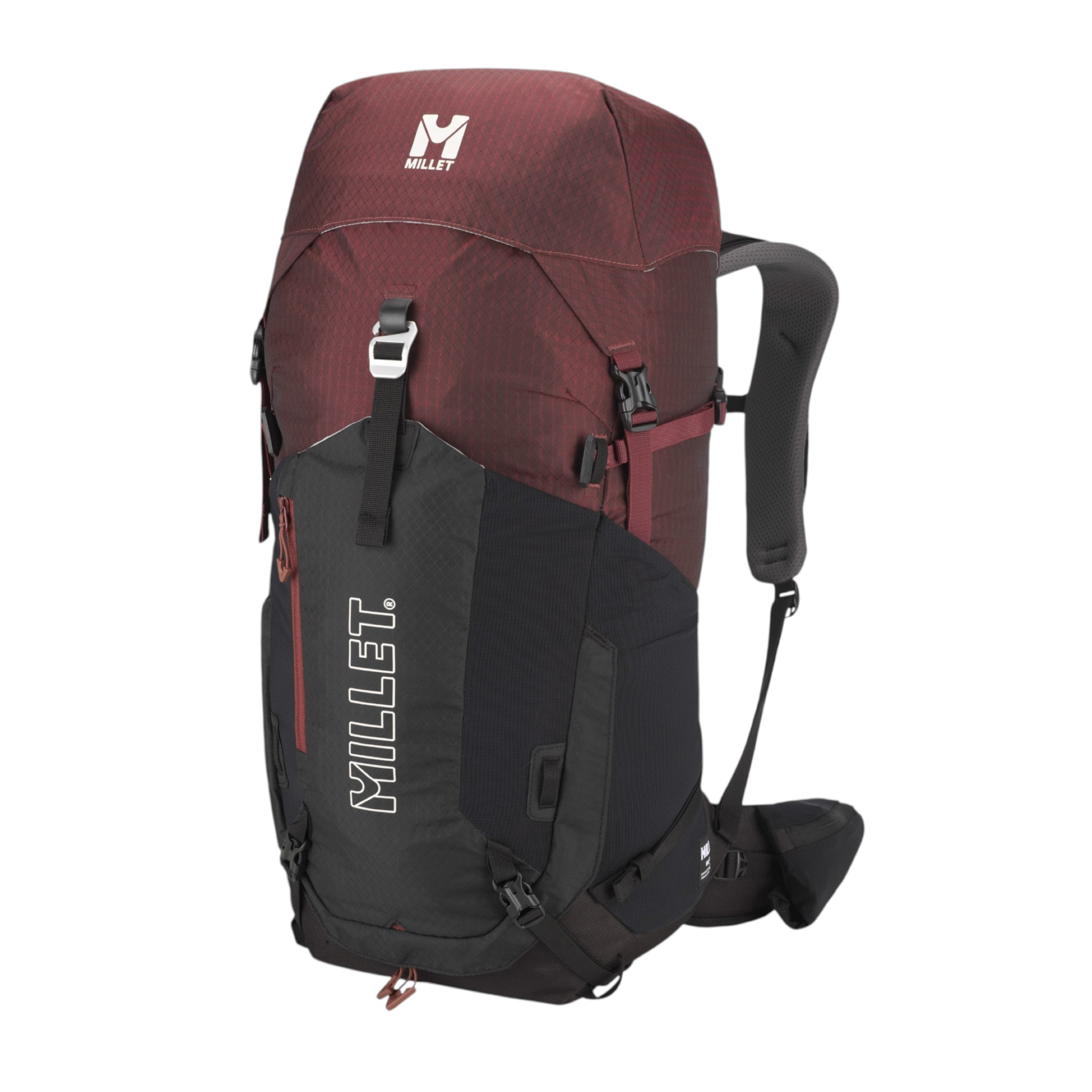 Mochila Ubic 40 Black/Dark Red