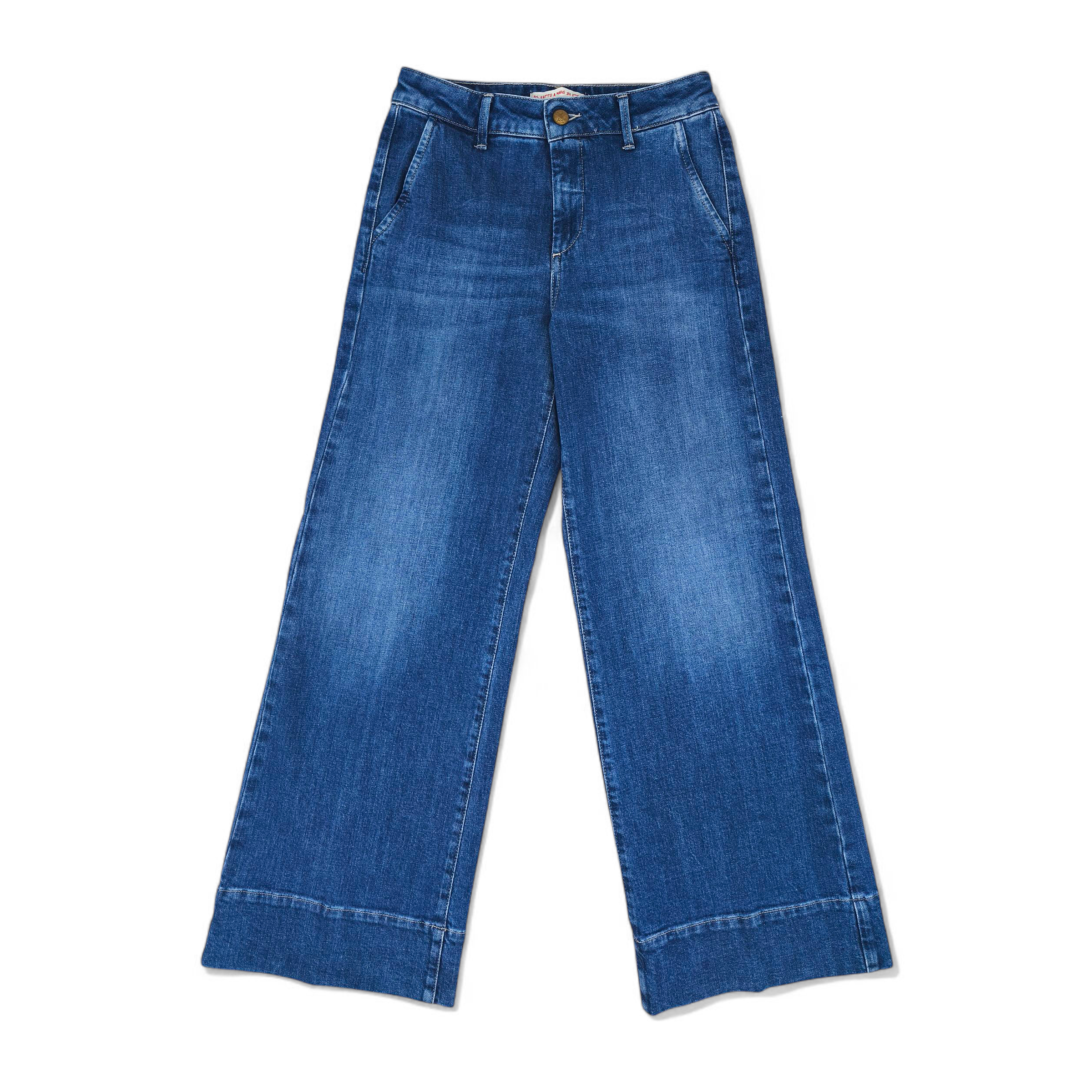 Frau Eva Hose Jeans Blue