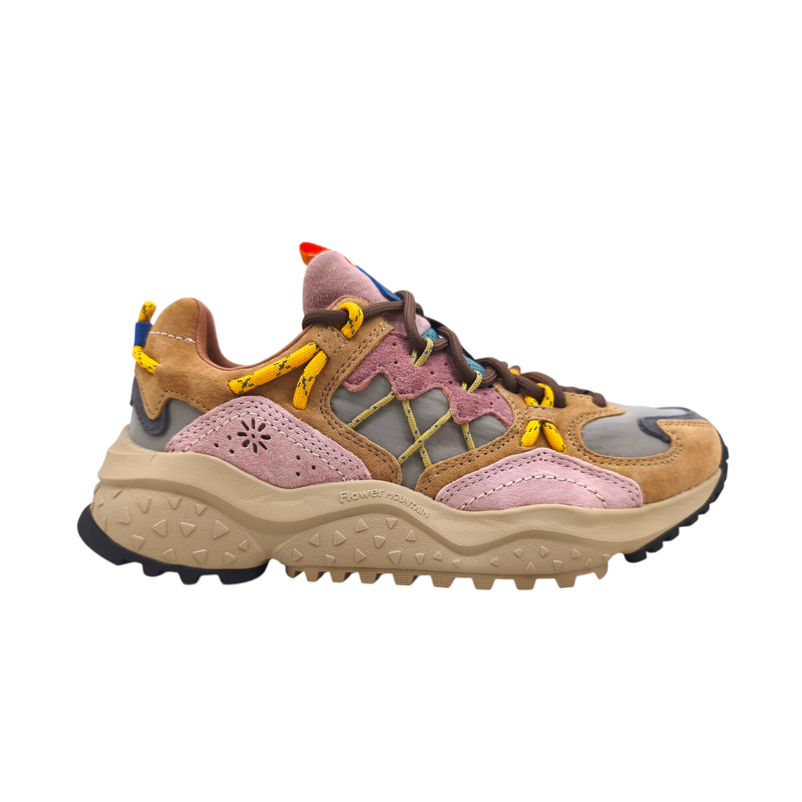 Zapatillas Yamabushi Mujer Cognac/Taupe/Pink