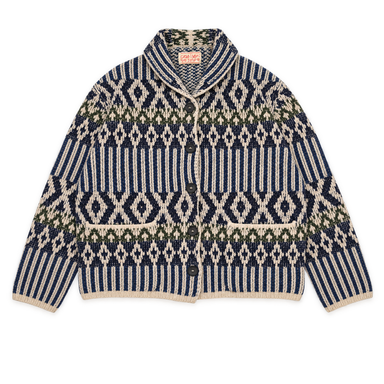 Maglia Folk 6 Donna Blue/Green