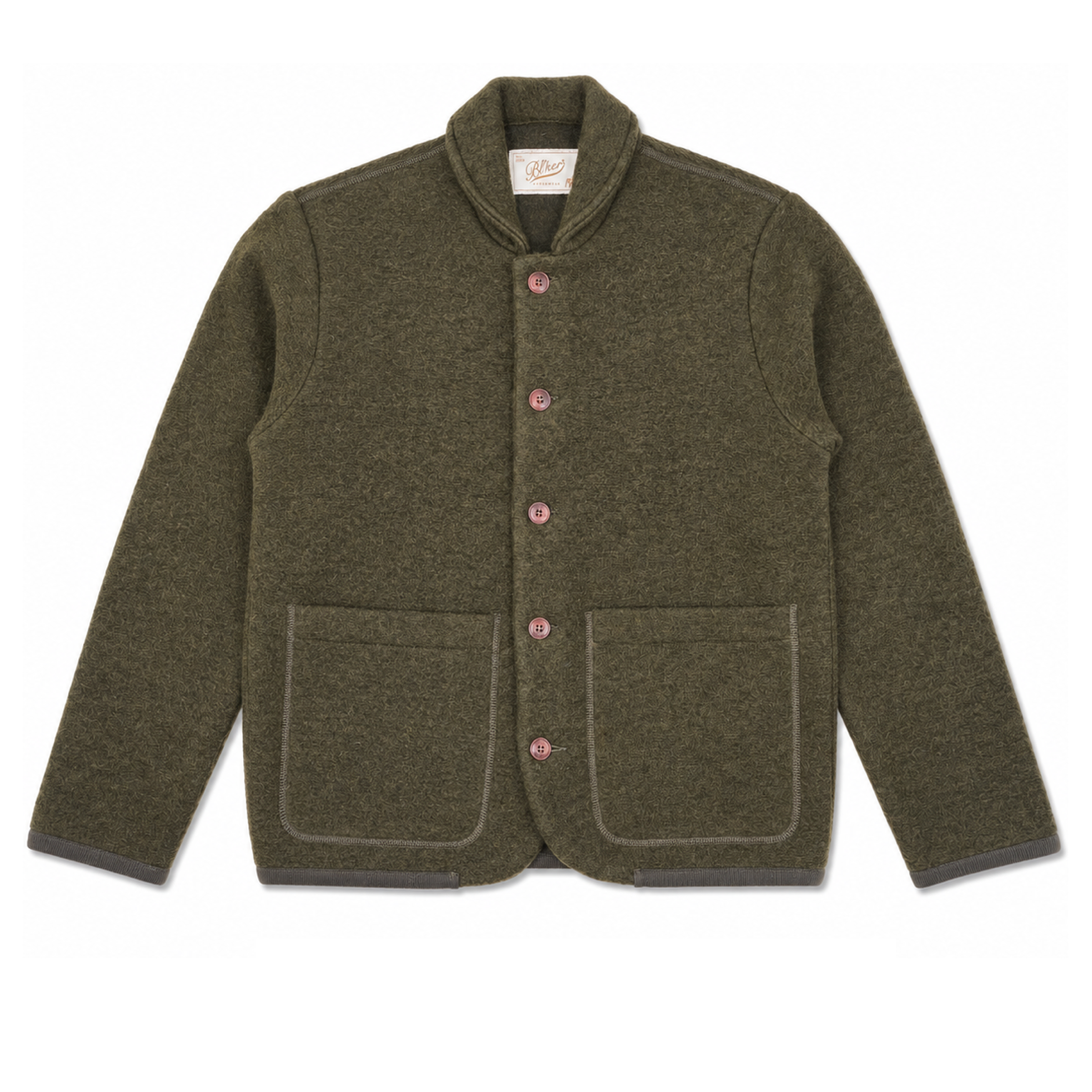 Chaqueta Boiled Wool Phill Hombre Green