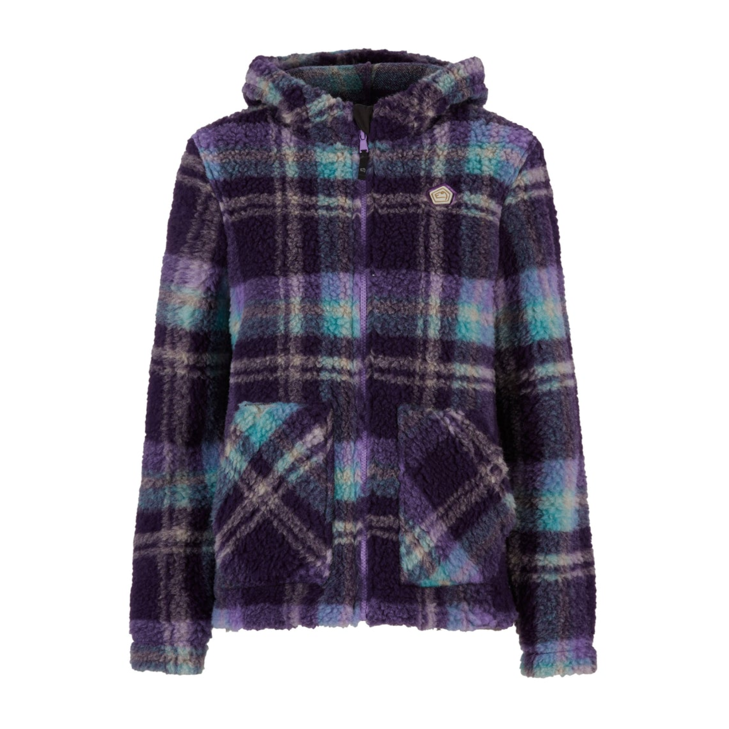 Maglia Anais Donna Purple/Tartan