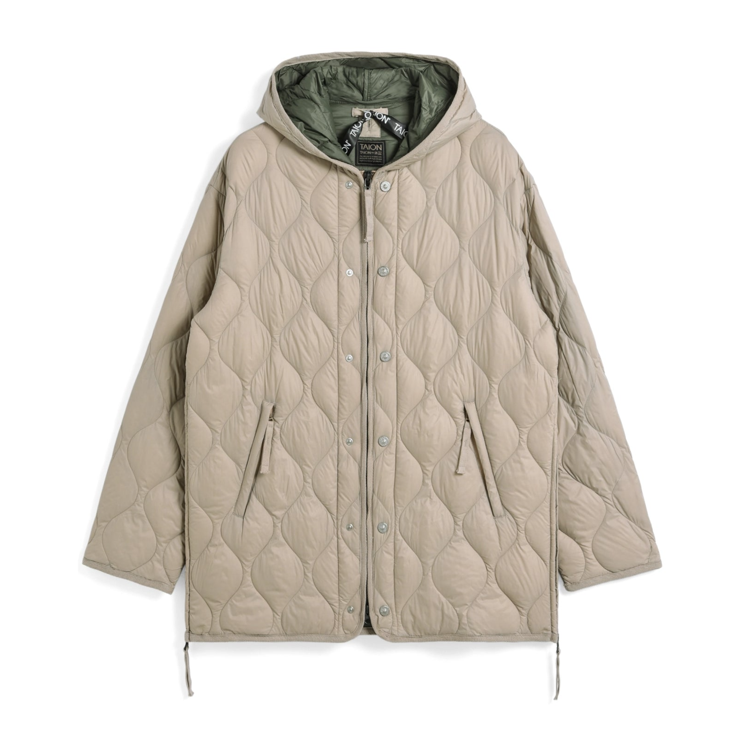 Giacca Parka Military Donna Beige