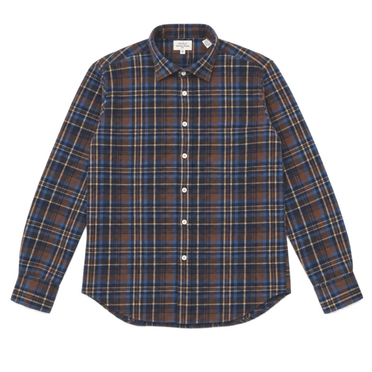Camisa Paul Hombre Brown/Blue