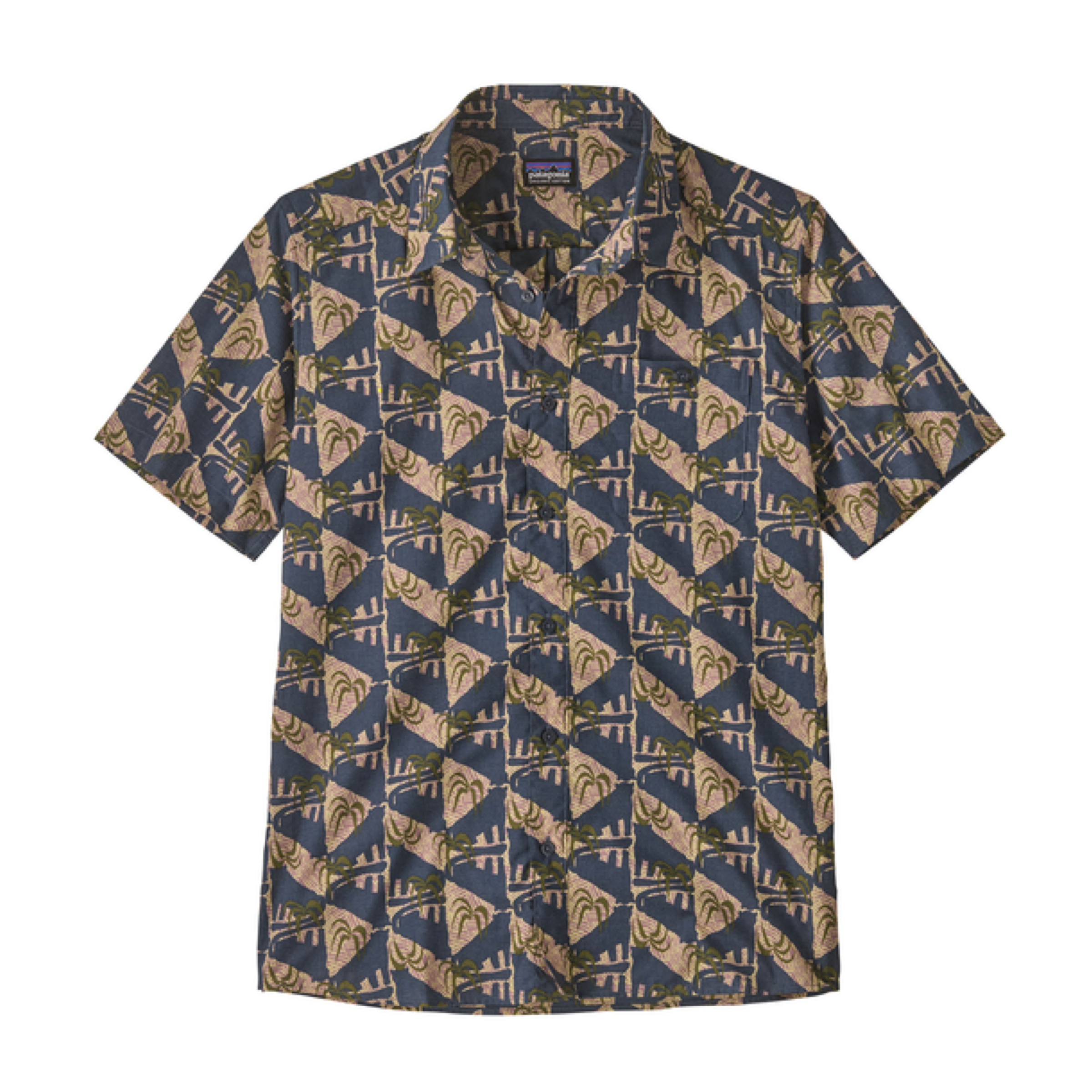 Camisa Go To Hombre Dolomite Blu