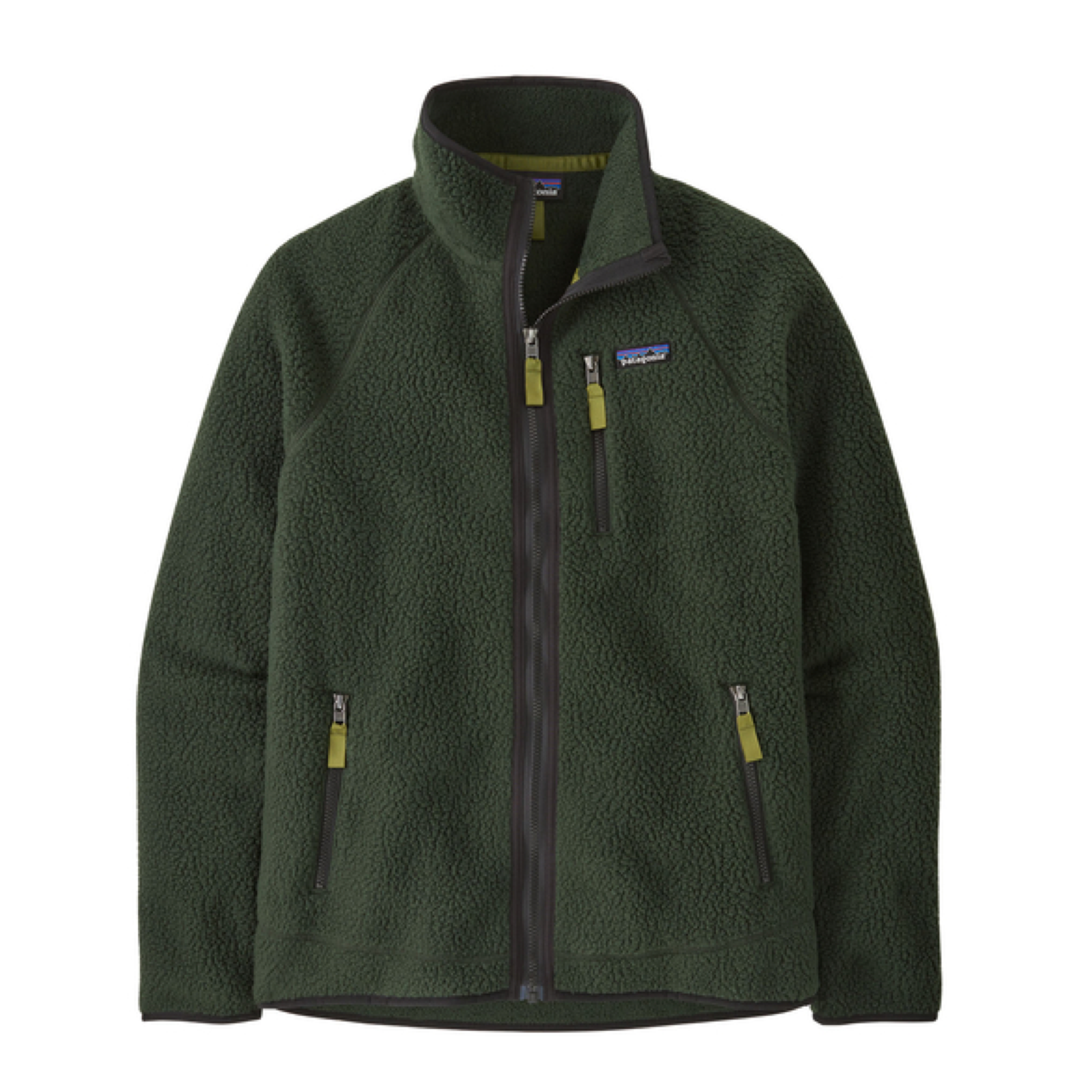 Maglia Retro Pile Uomo Old Growth Green