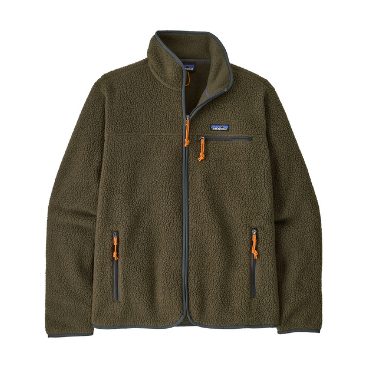 Men's Retro Pile Flacee Jumper Basin Green