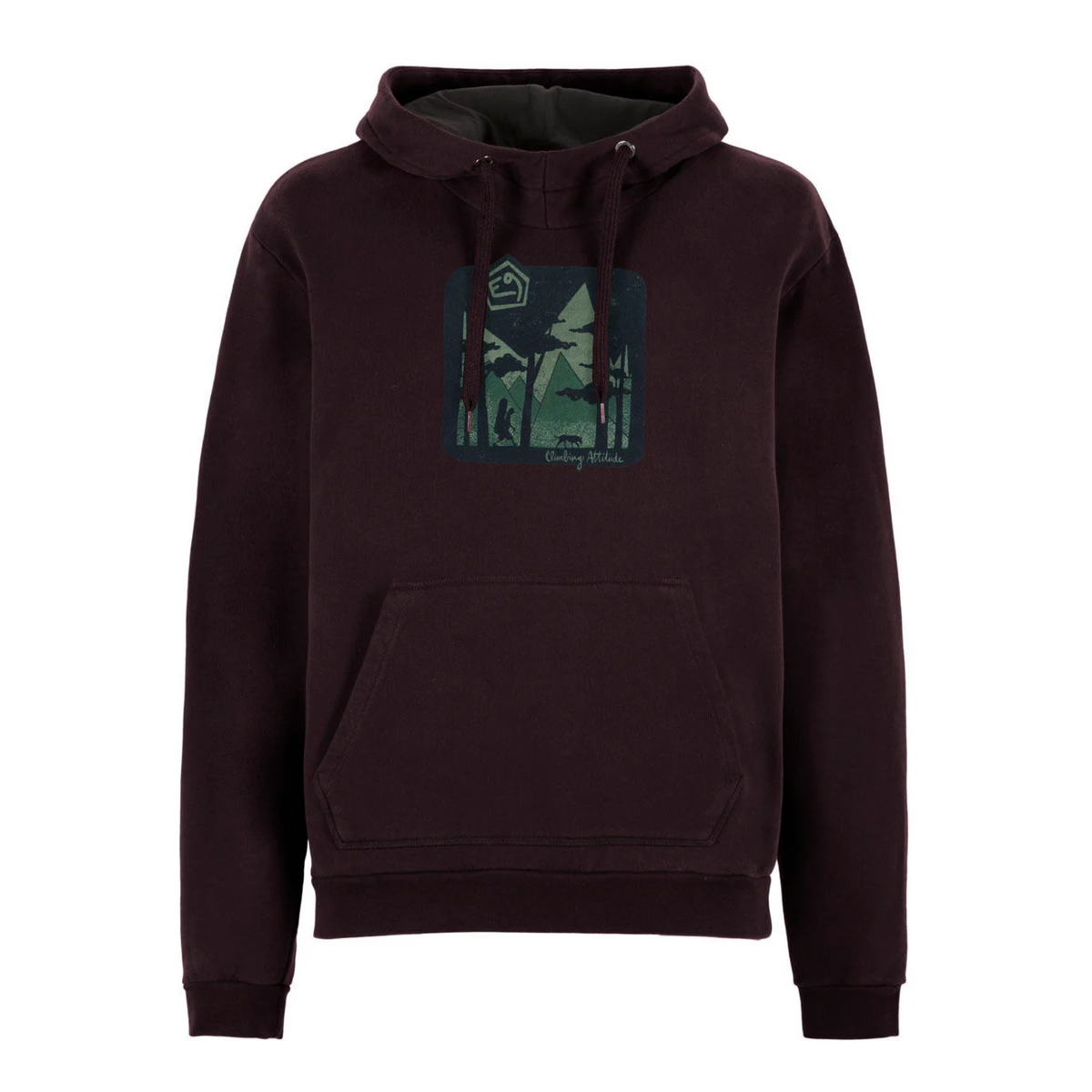 Maglia Hood Uomo Eggplant/Walk