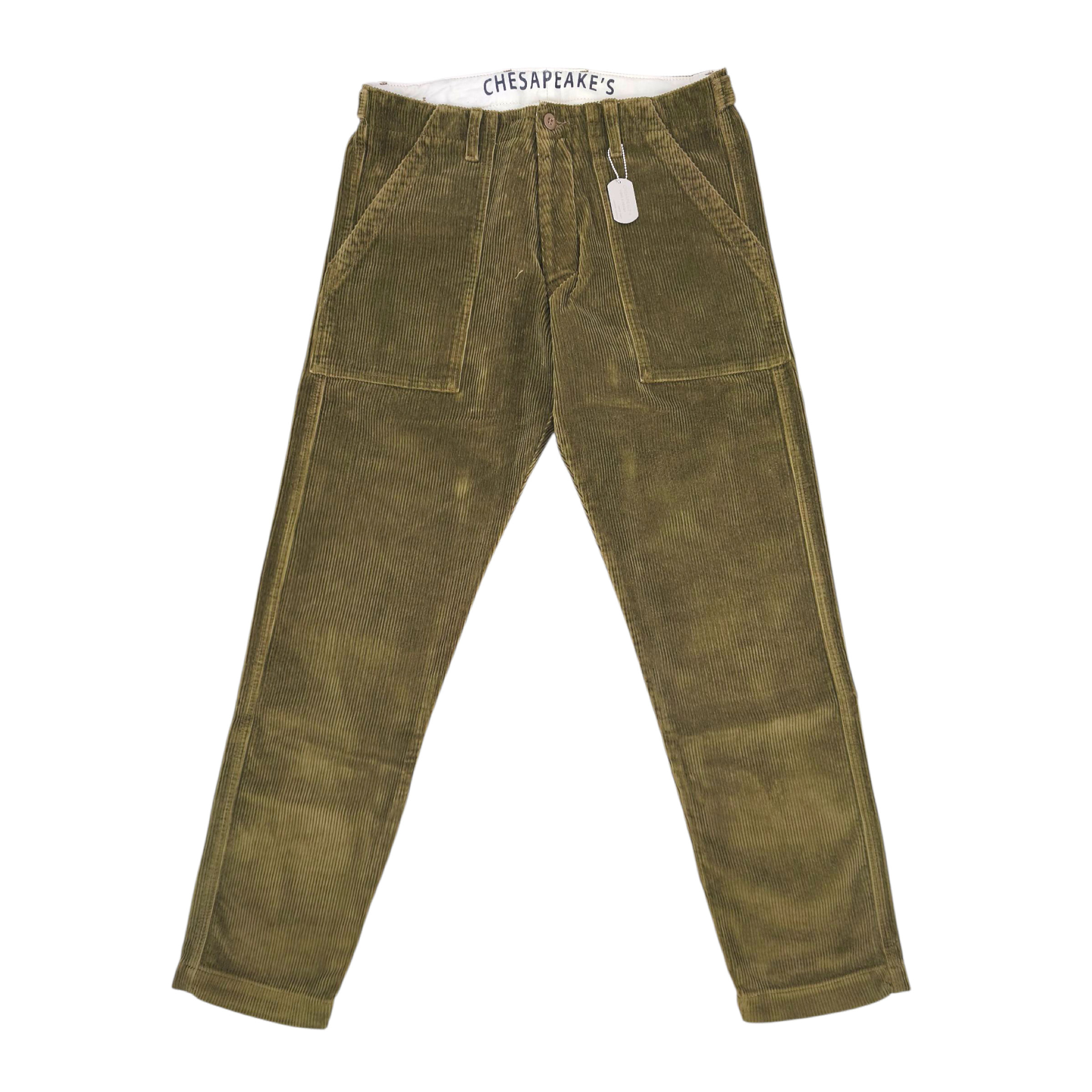 Pantaloni Corduroy Graves Uomo Army Green