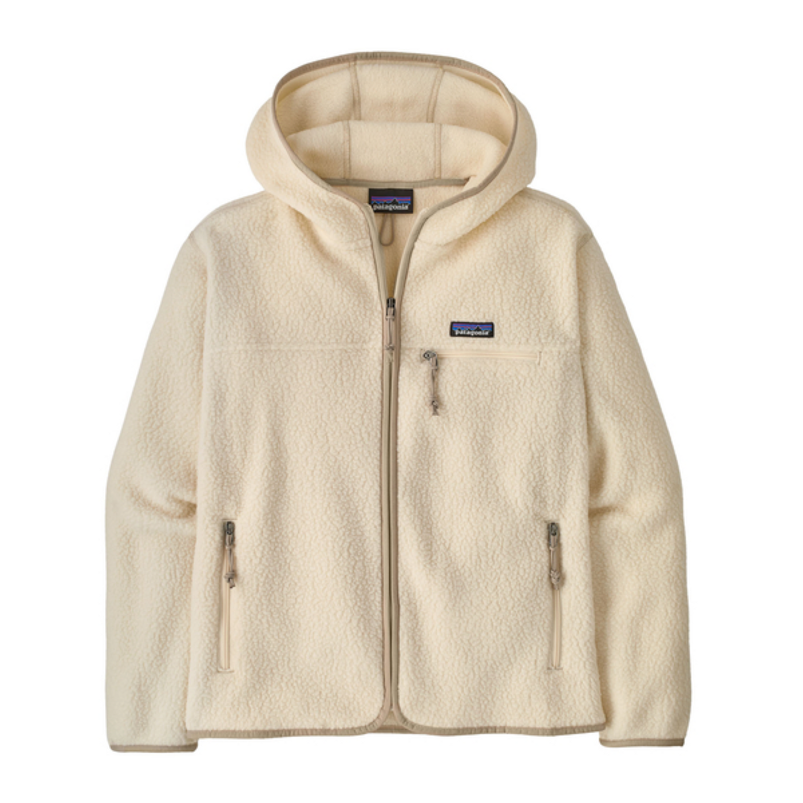 Women's Reto Pile Hoody Jumper Natural