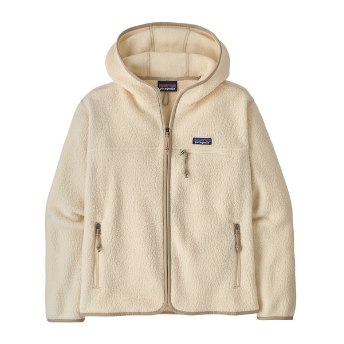 Women's Reto Pile Hoody Jumper Natural