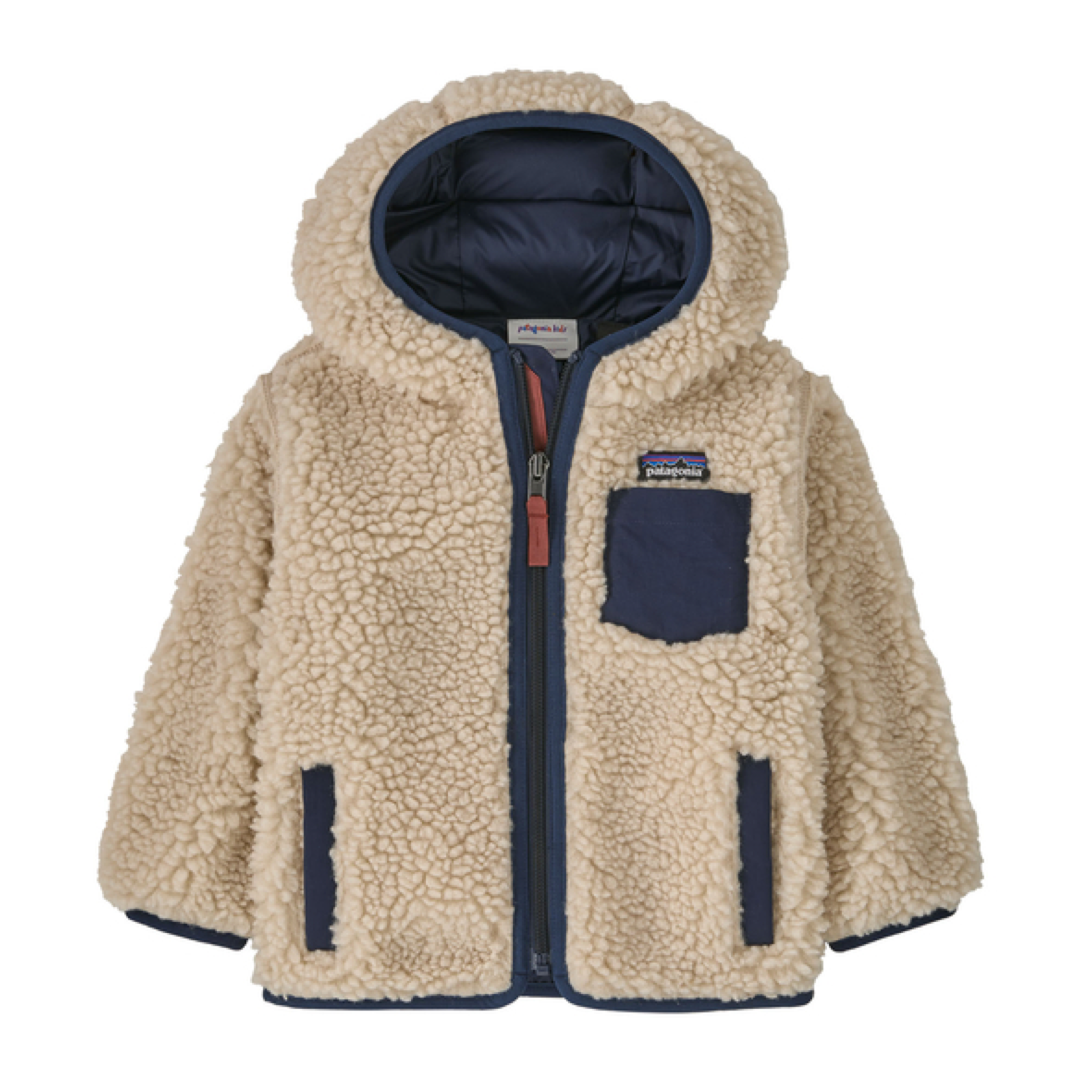 Junior Retro-X Hoody Jacke Dark Natural/New Navy