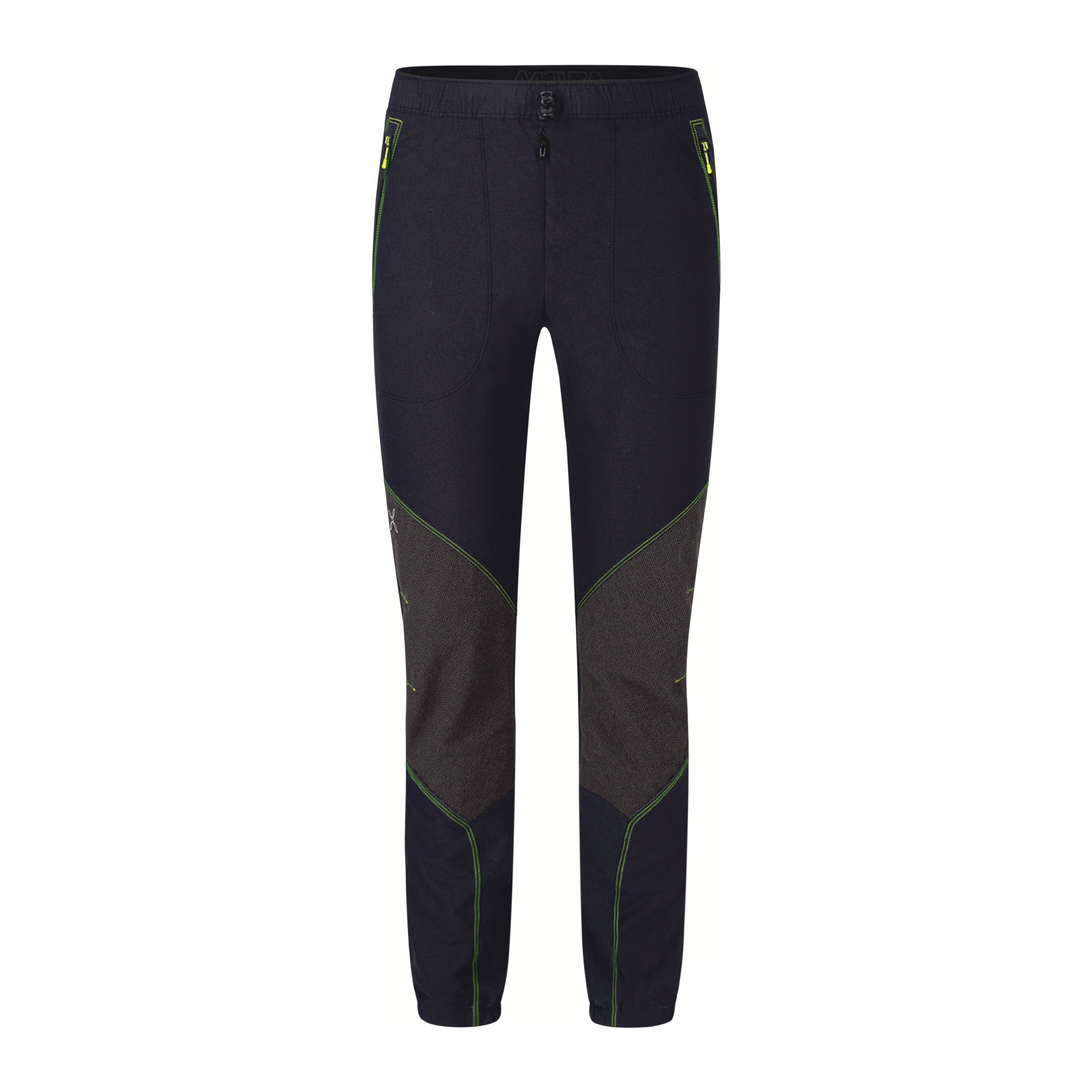 Pantaloni Vertigo Uomo Black/Verde Lime