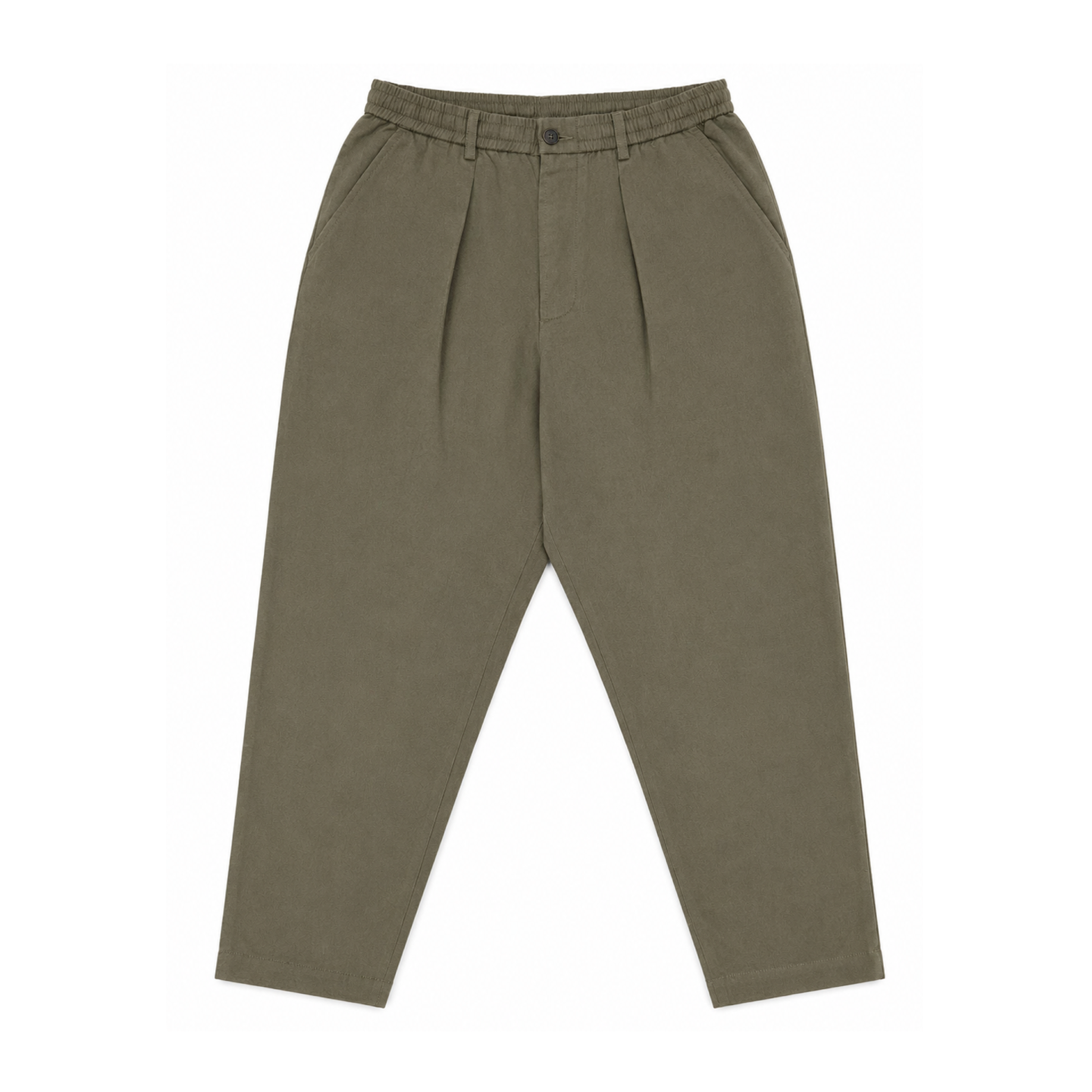 Mäns Moleskin Trousers Oliv