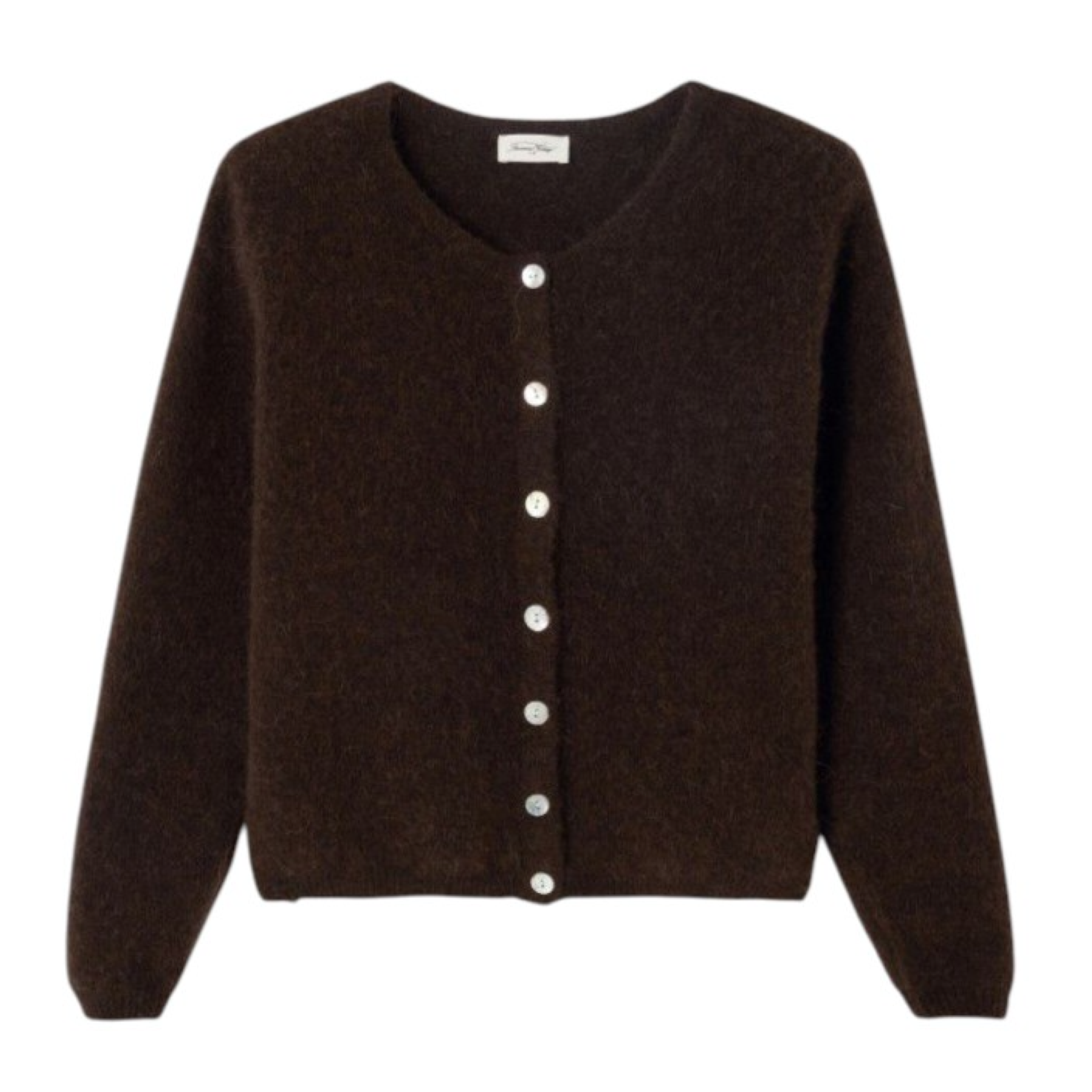 Frau Vitow Strickjacke Coffee Melange