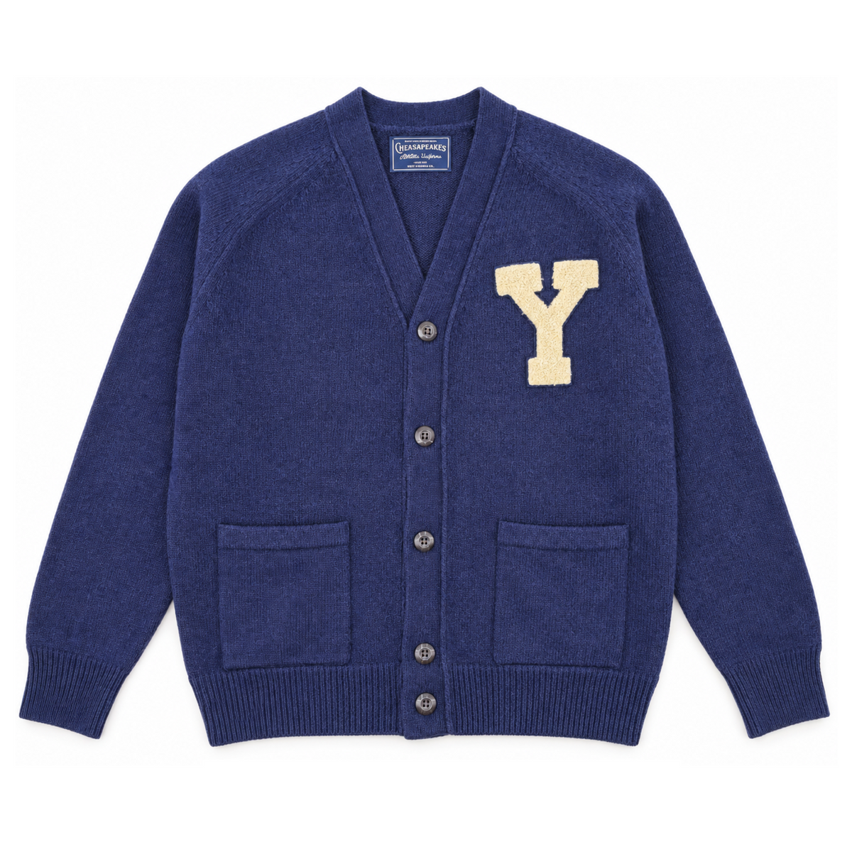 Mann Varsity Strickjacke Navy