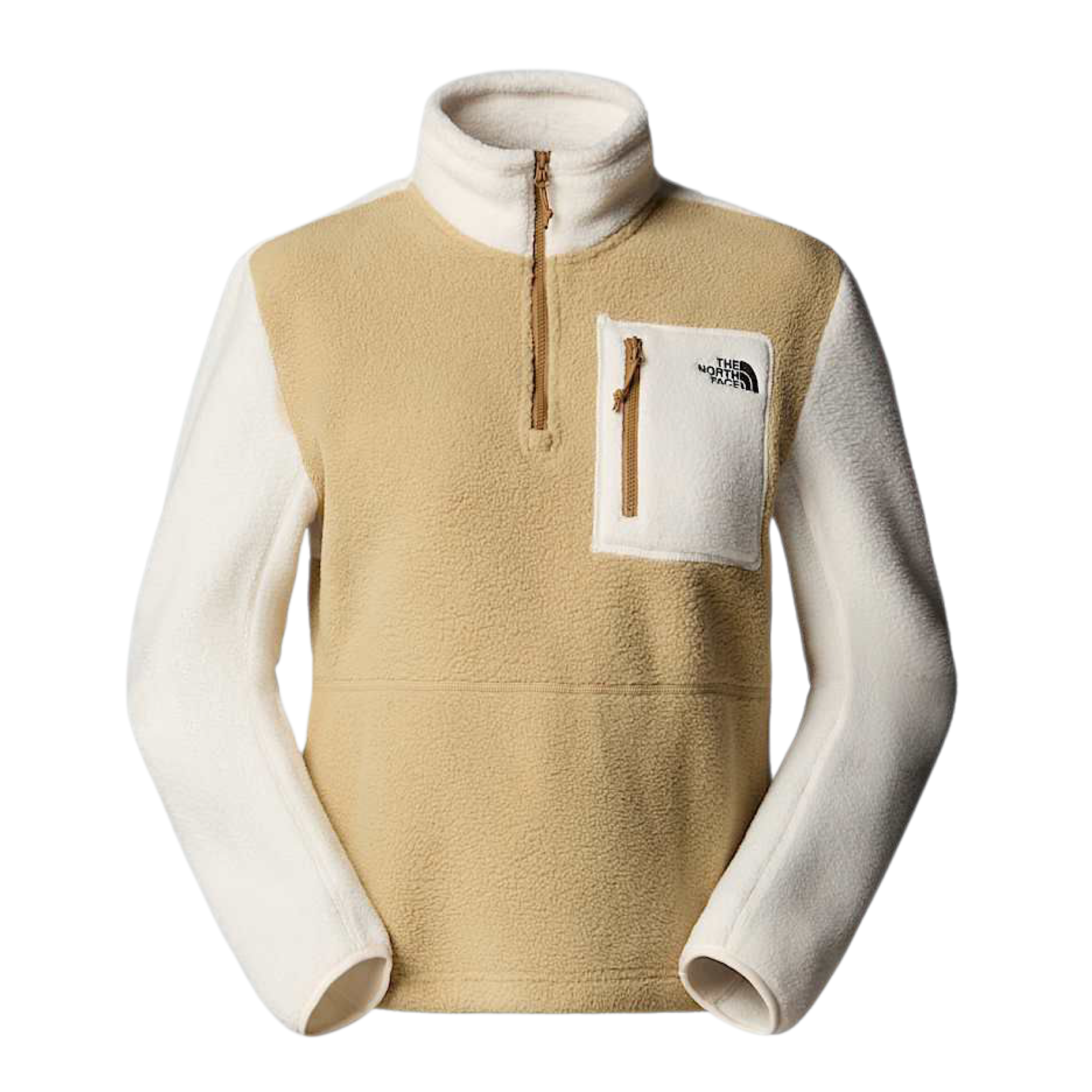 Frau Yumiori 1/4 Zip Pullover Khaki Stone/White Dune/Utility Brown
