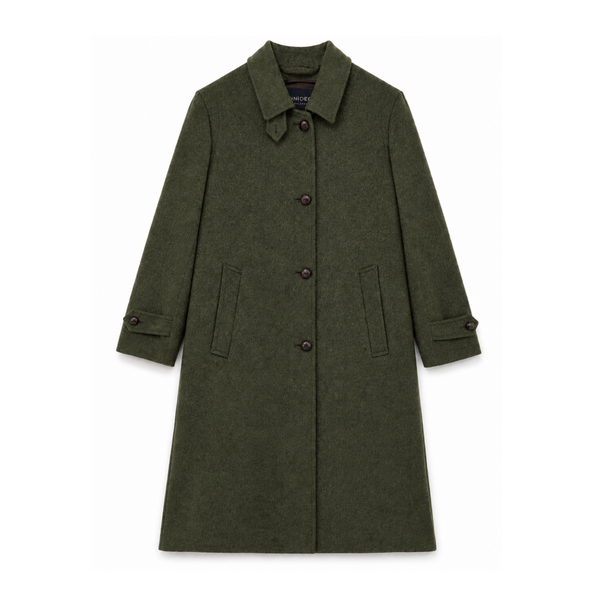 Cappotto lungo Lena in loden verde Schneiders Salzburg da donna
