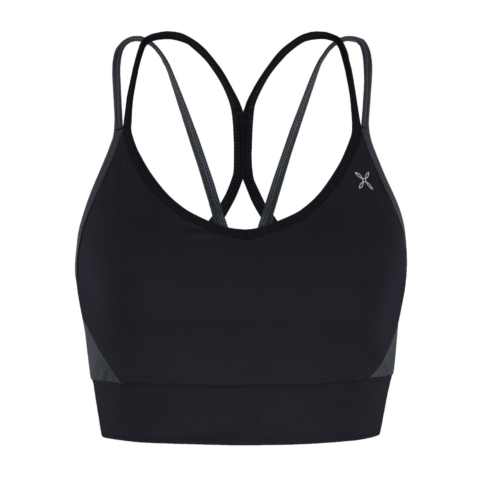 Top Crimp Cross Donna Black/Piombo