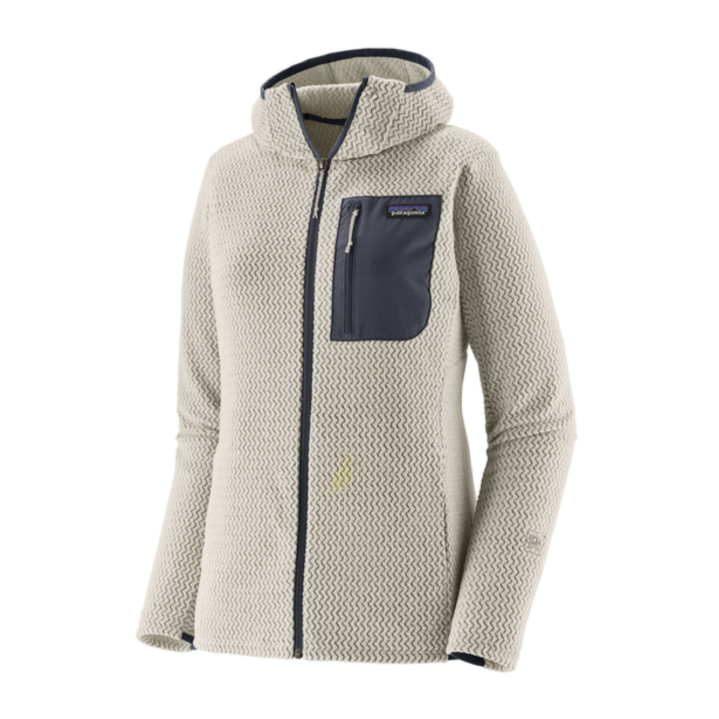 Frau R1 Air Full-Zip Hoody Pullover Birch White
