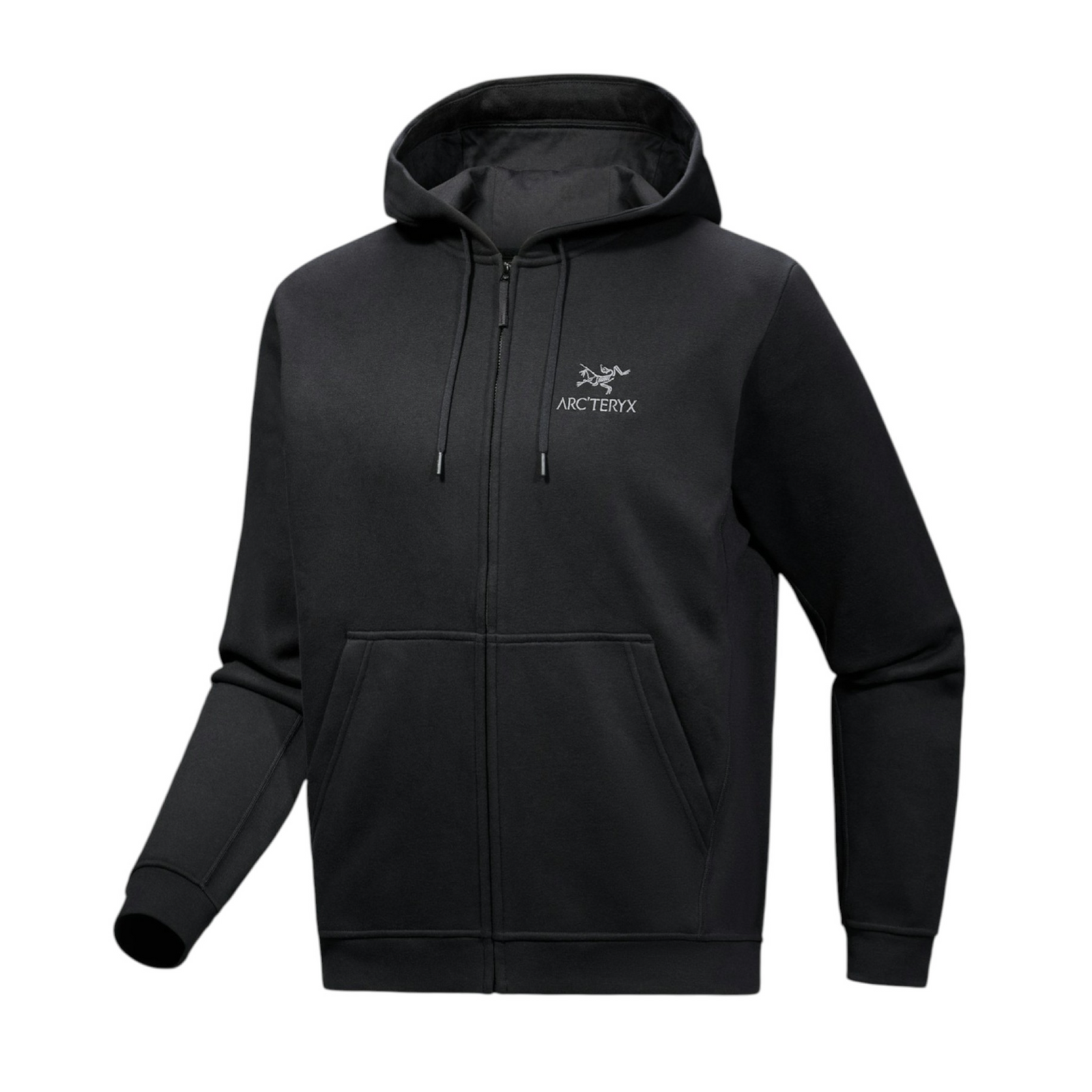 Maglia Emblem Fleece Full Zip Uomo Black