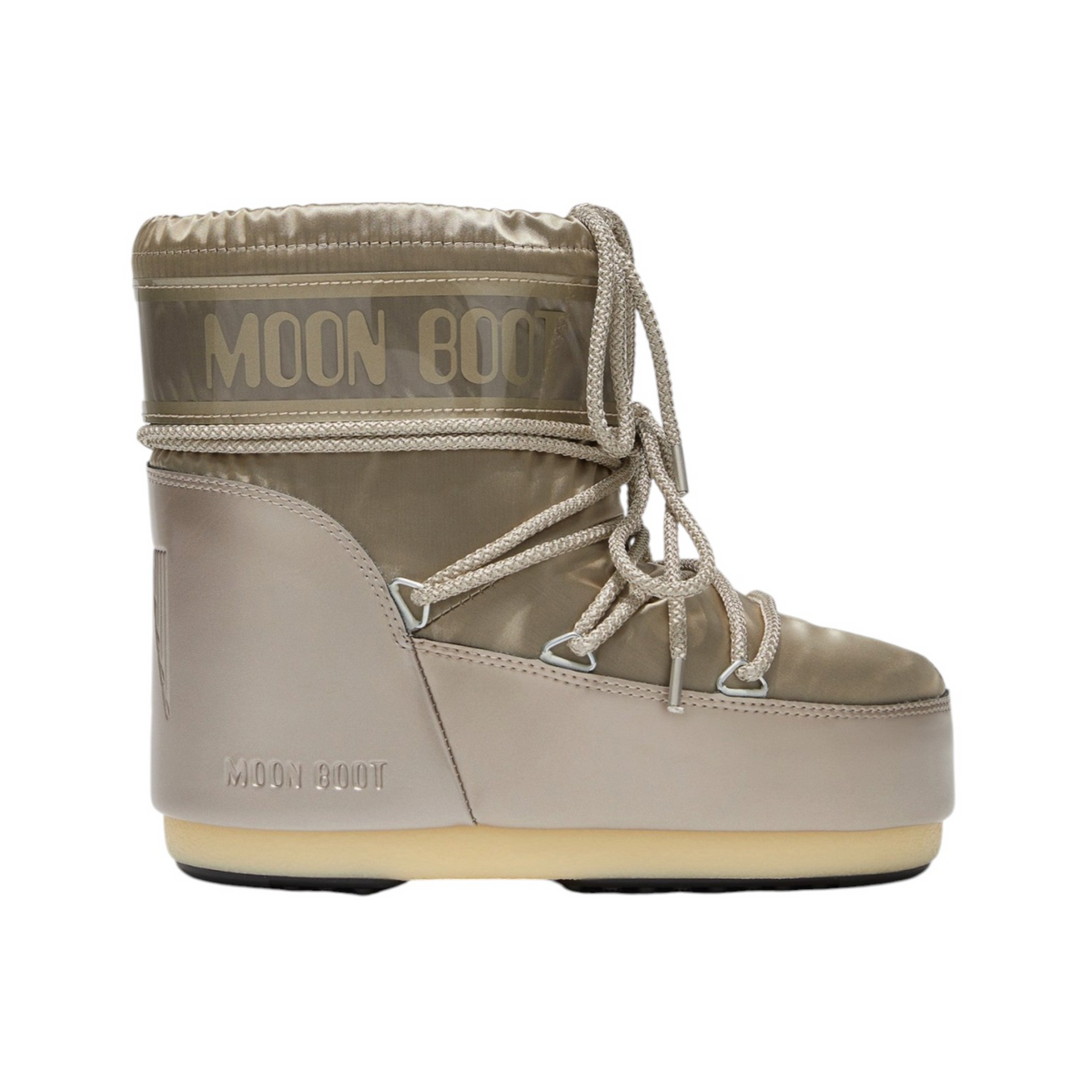 Bottines Icon Low Glance Femme Platinum