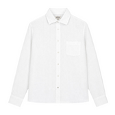 Mann Paul Linen Hemd Weiss